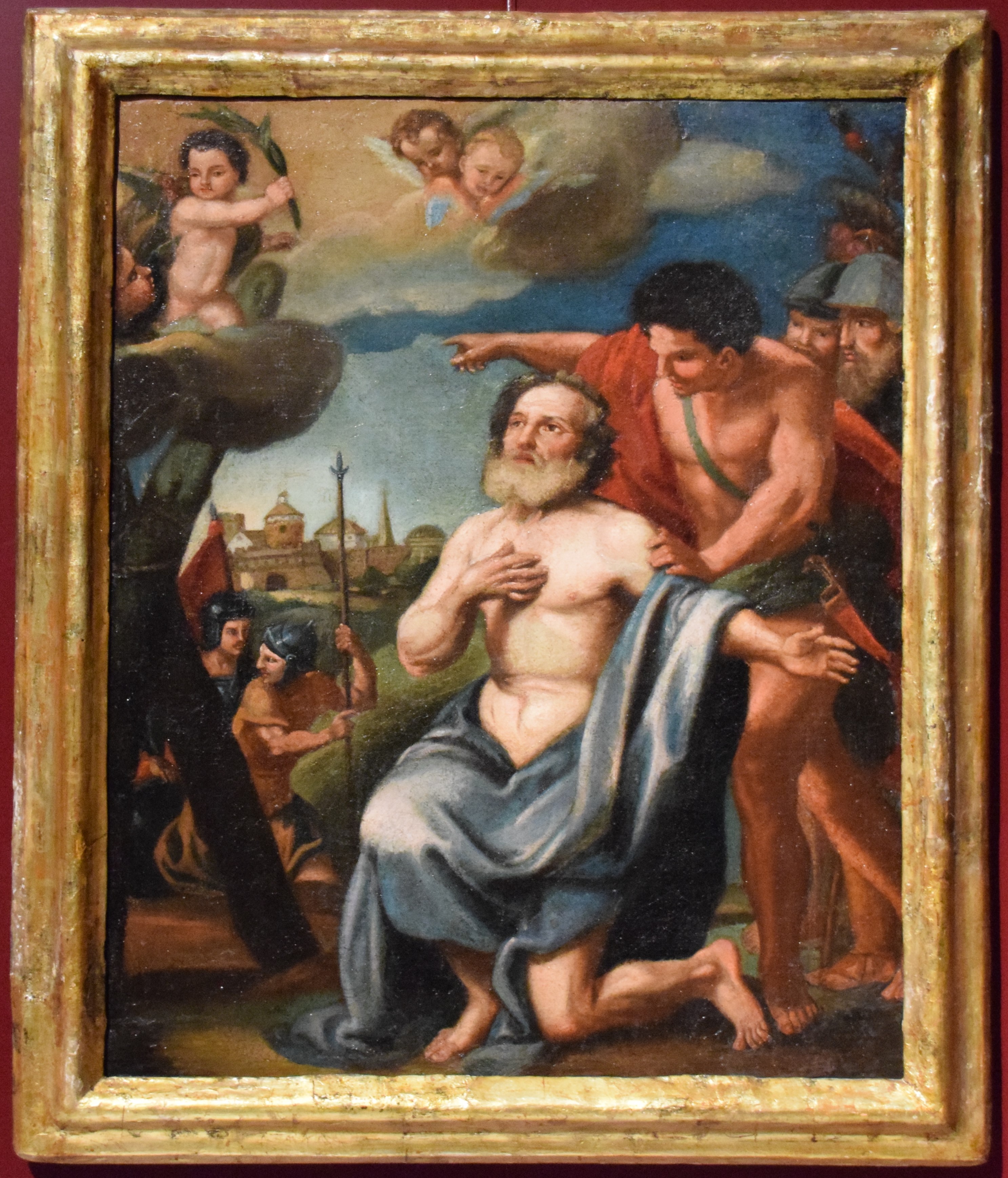 Sant'Andrea in adorazione della croce (dipinto) - ambito toscano (XVIII)