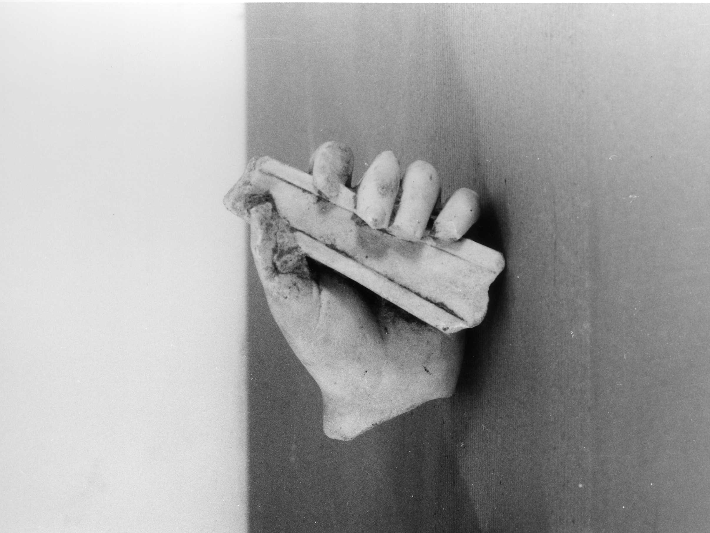 mano (scultura, frammento) - ambito italiano (?) (XIX)