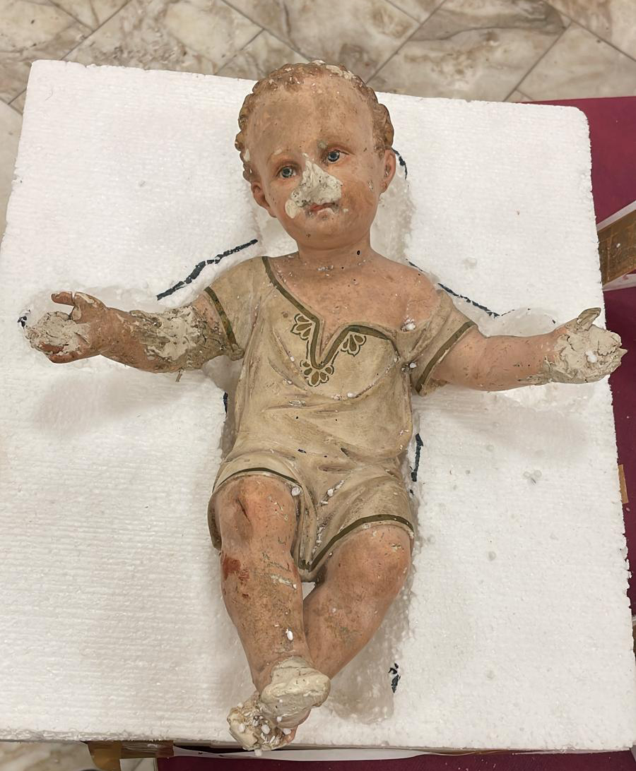 Gesù Bambino (statuetta) - bottega toscana (seconda metà XIX)