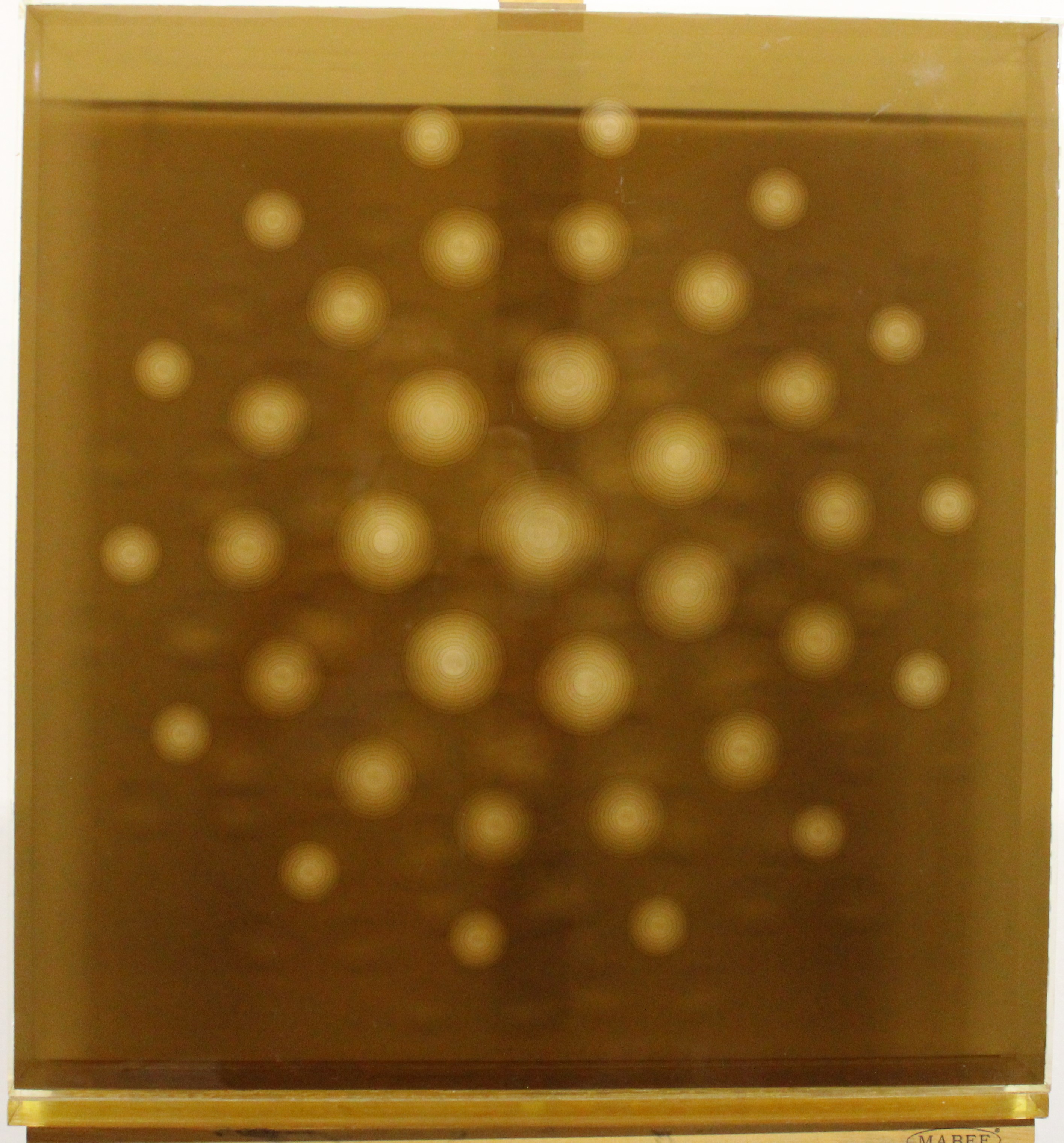 Ricerca di luce N. 10, Motivo puntinato (teca) di Napoleone Giulia (XX)