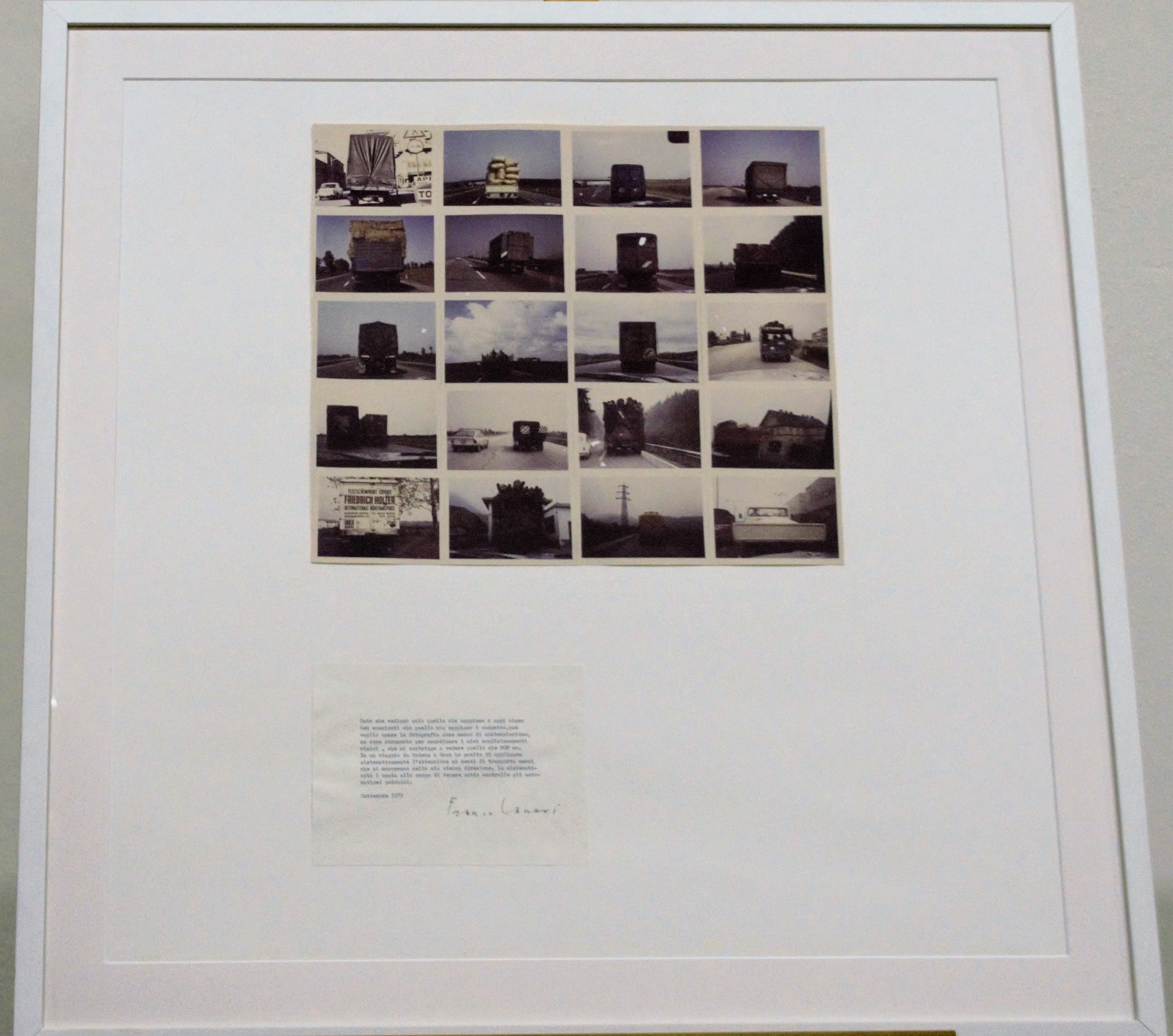 700 KM di esposizione, Modena - Graz, collage di fotografie (collage) di Vaccari Franco (XX)