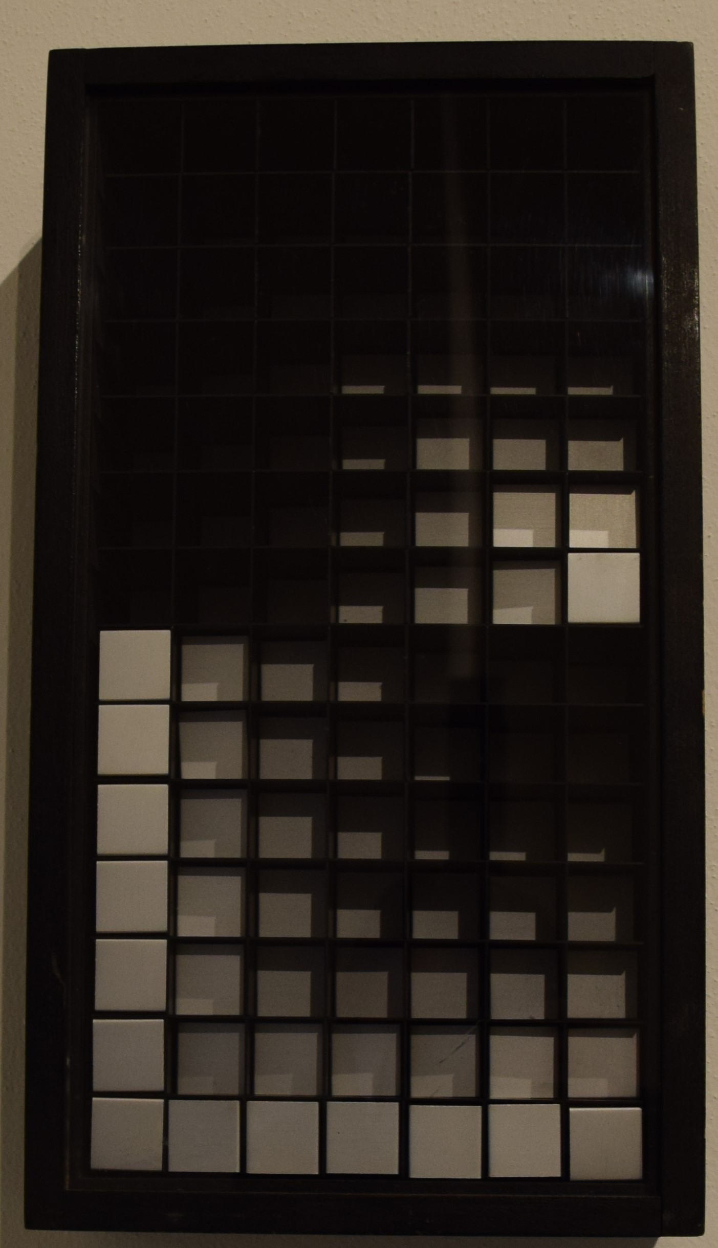 Struttura N. 1074, soggetto astratto (pannello) di Mari Enzo (XX)