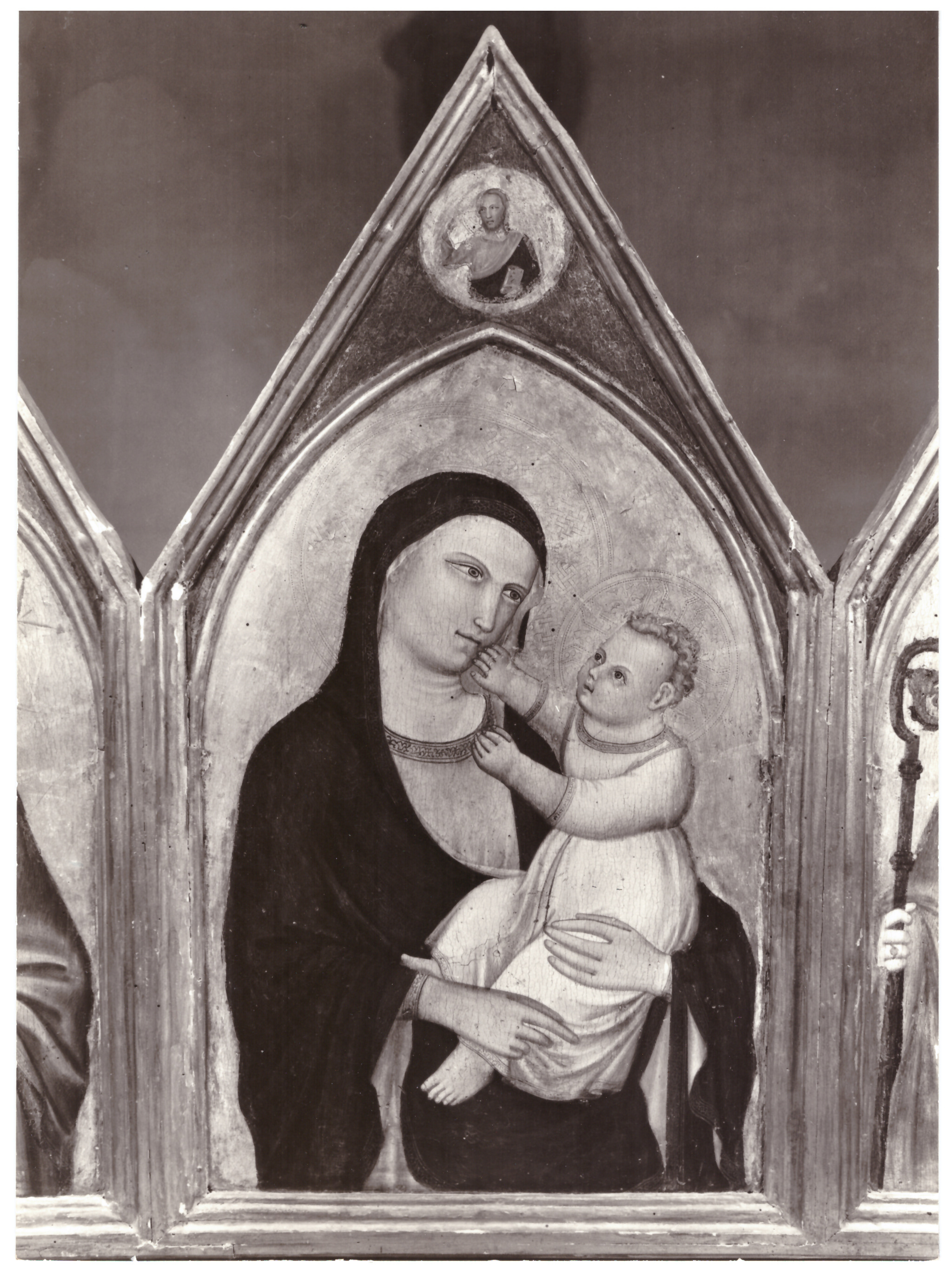 Madonna con Bambino (scomparto di polittico) - bottega fiorentina (prima metà XIV)