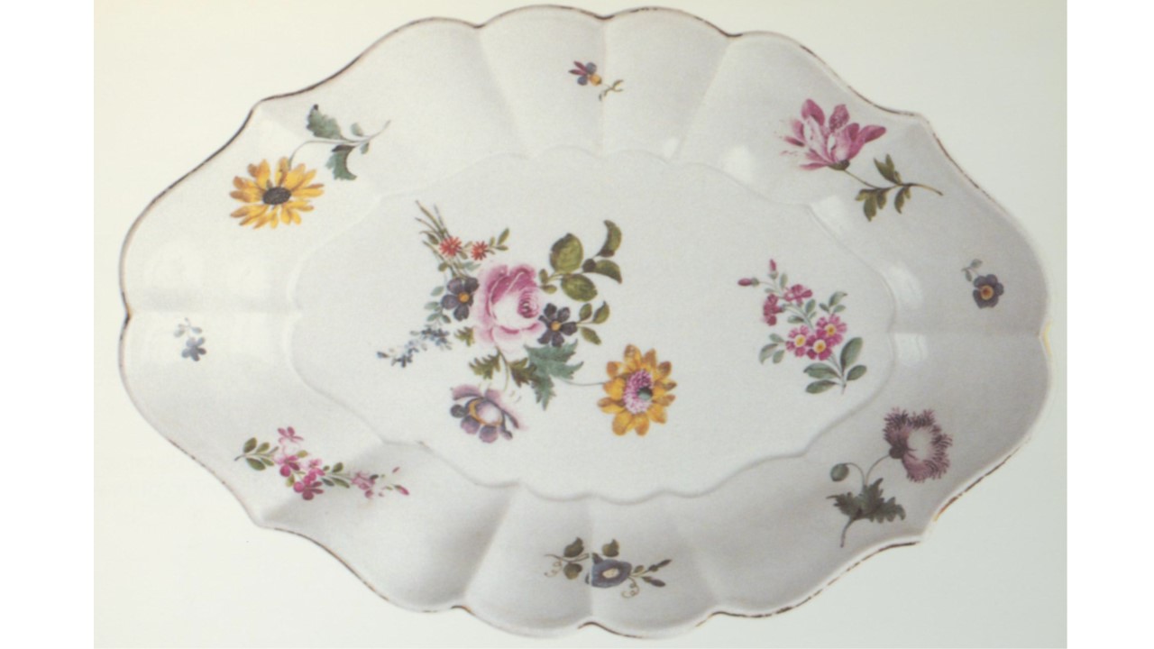 vassoio - manifattura di Meissen (seconda metà XVIII)