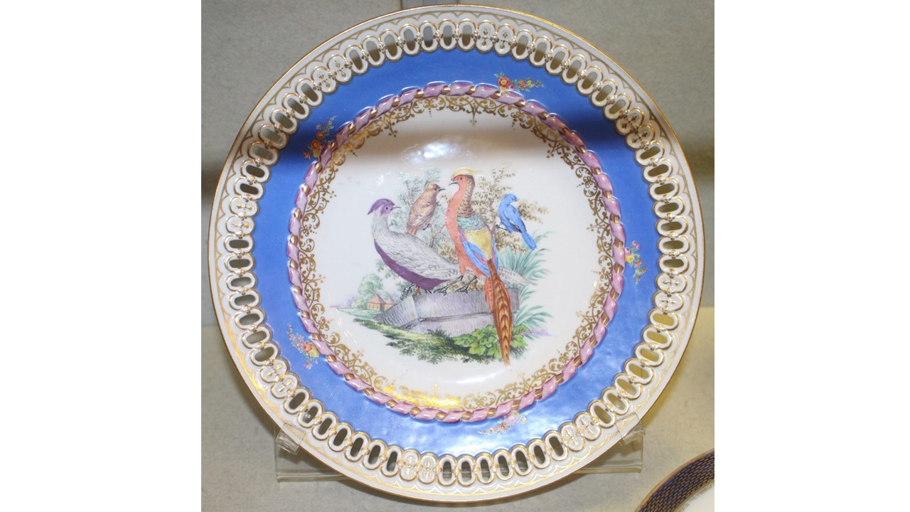 Piatto da dessert - manifattura di Meissen (seconda metà XVIII)