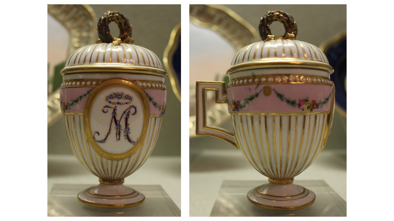 tazza con piattino - manifattura di Meissen (seconda metà XVIII)