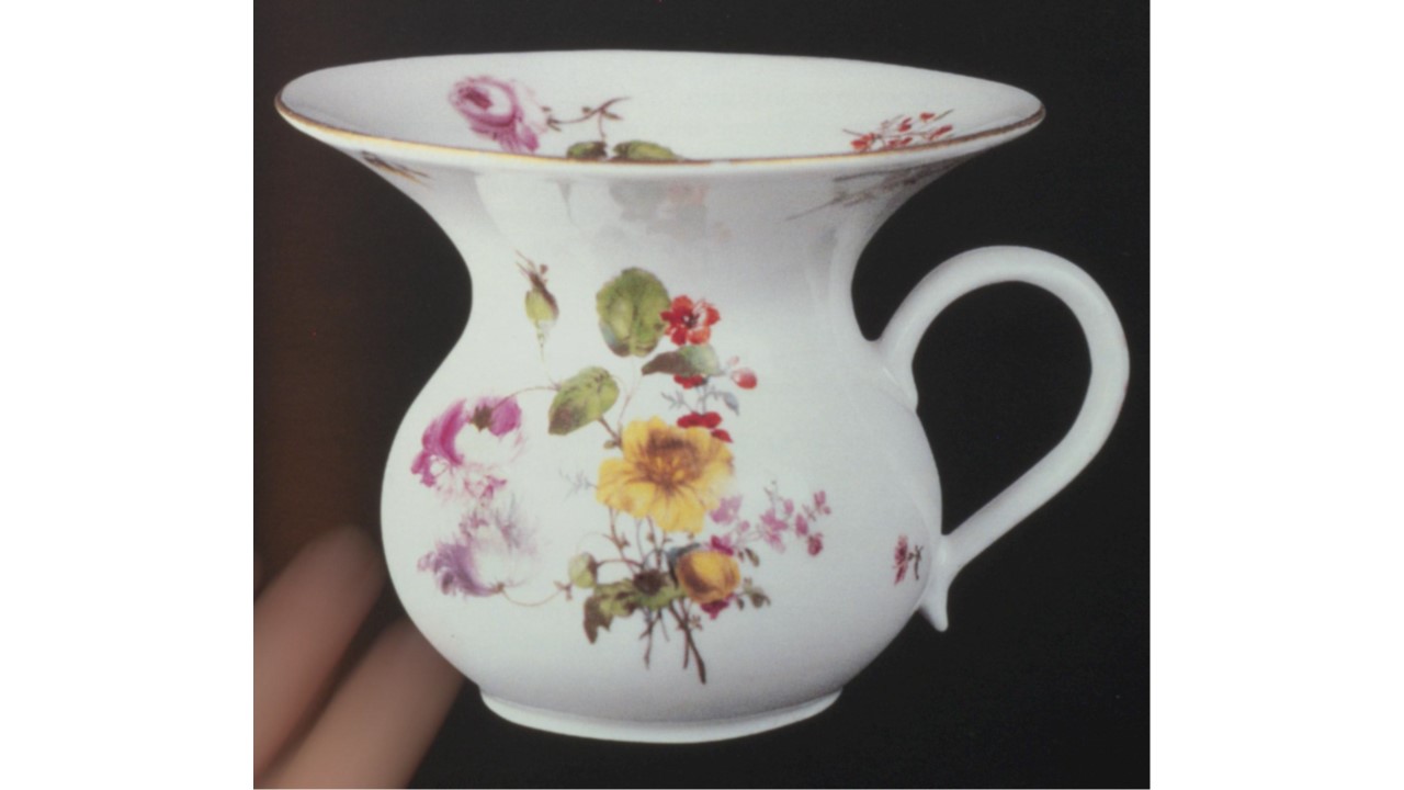 sputacchiera - manifattura di Meissen (seconda metà XVIII)