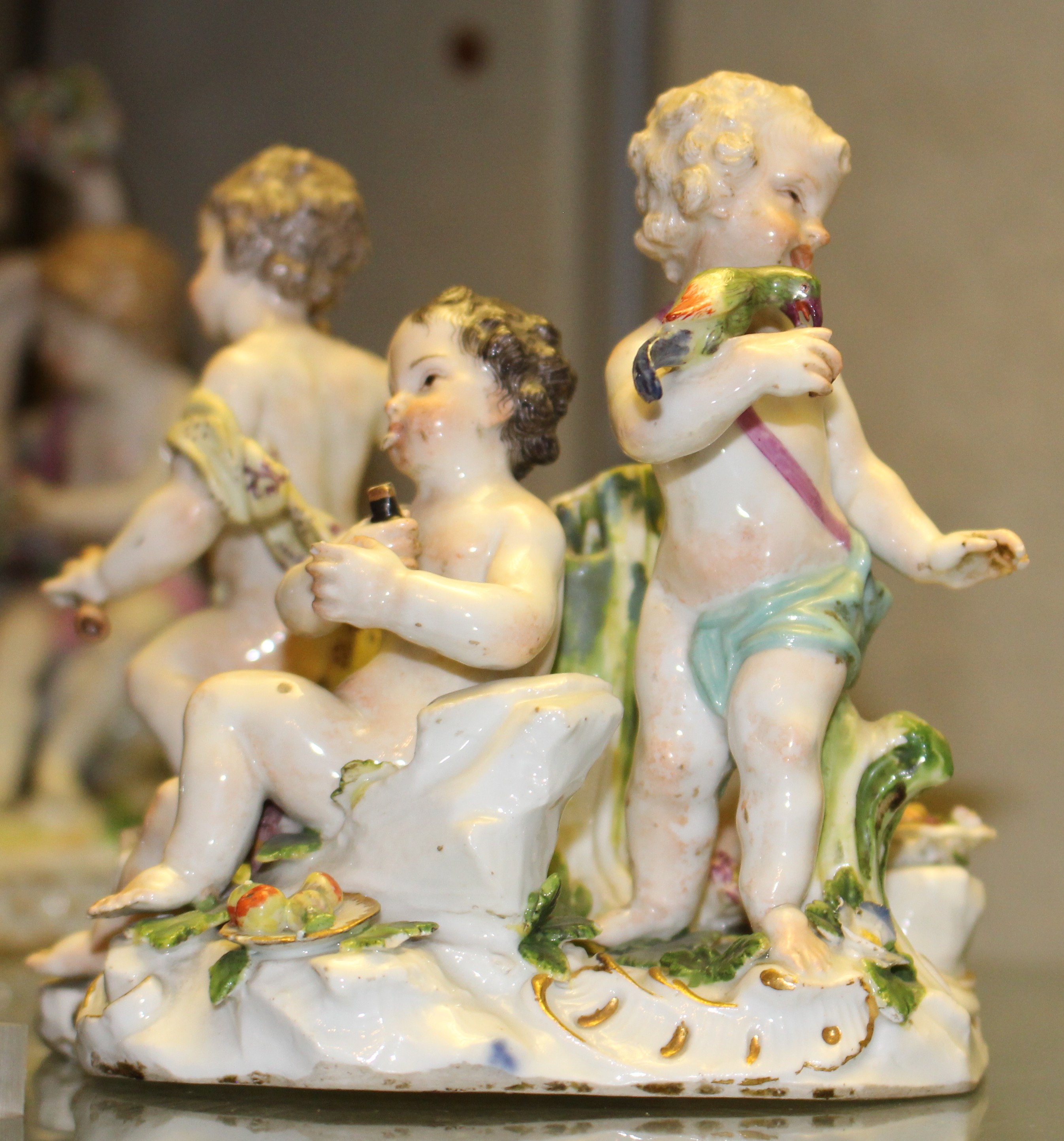 soprammobile - manifattura di Meissen (seconda metà XVIII)