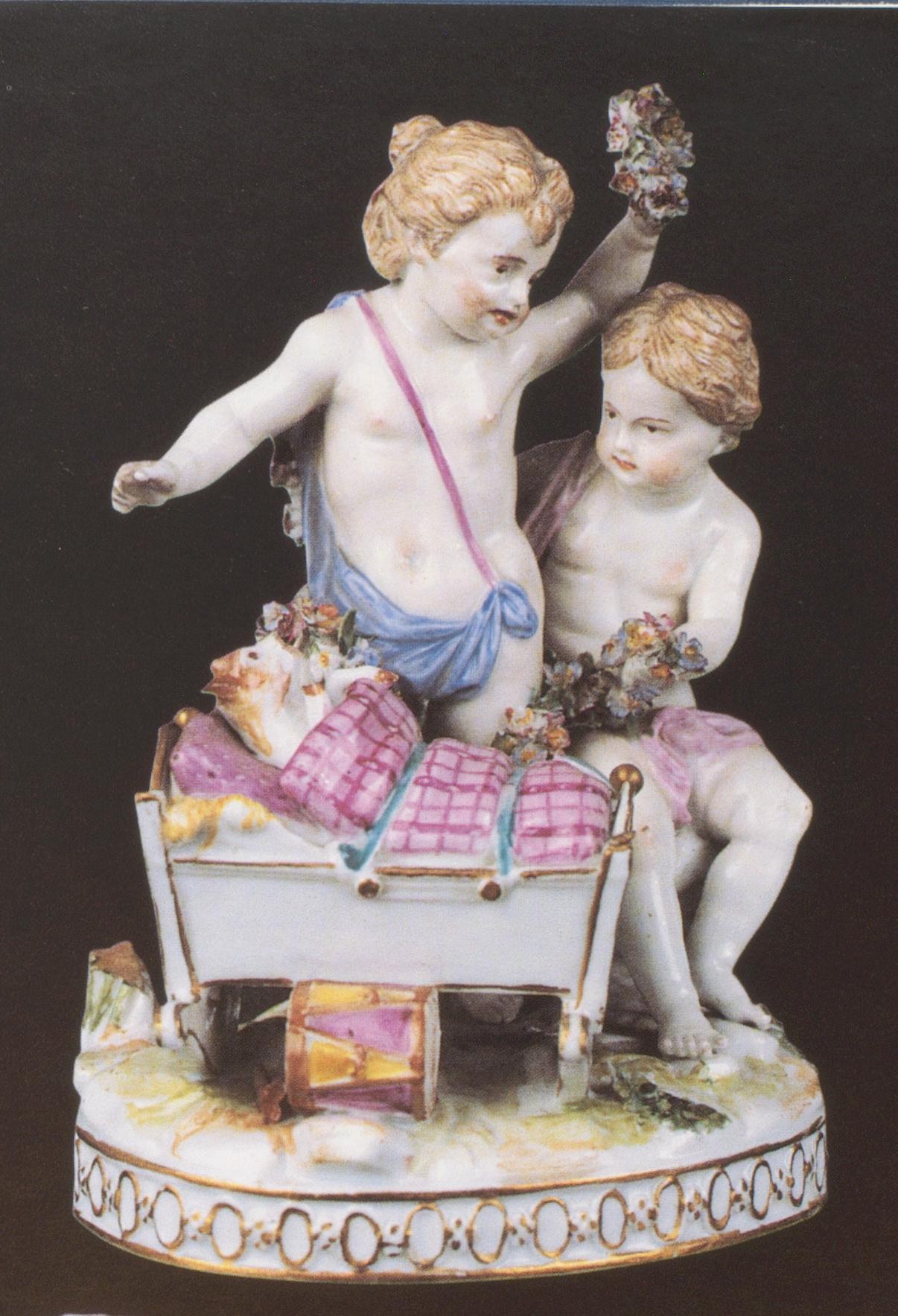 soprammobile - manifattura di Meissen (seconda metà XVIII)