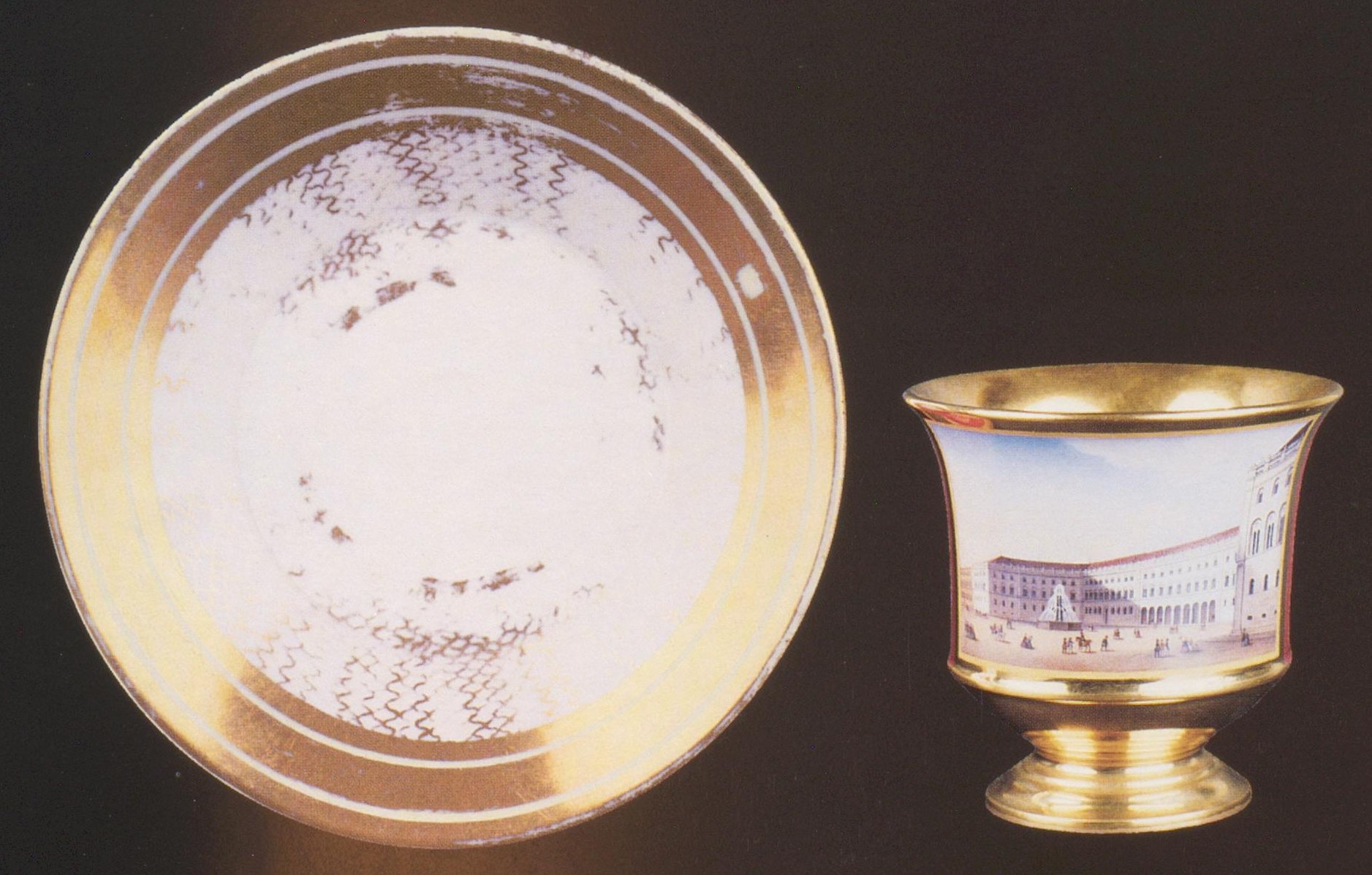 tazza da brodo - manifattura di Nymphenburg (prima metà XIX)