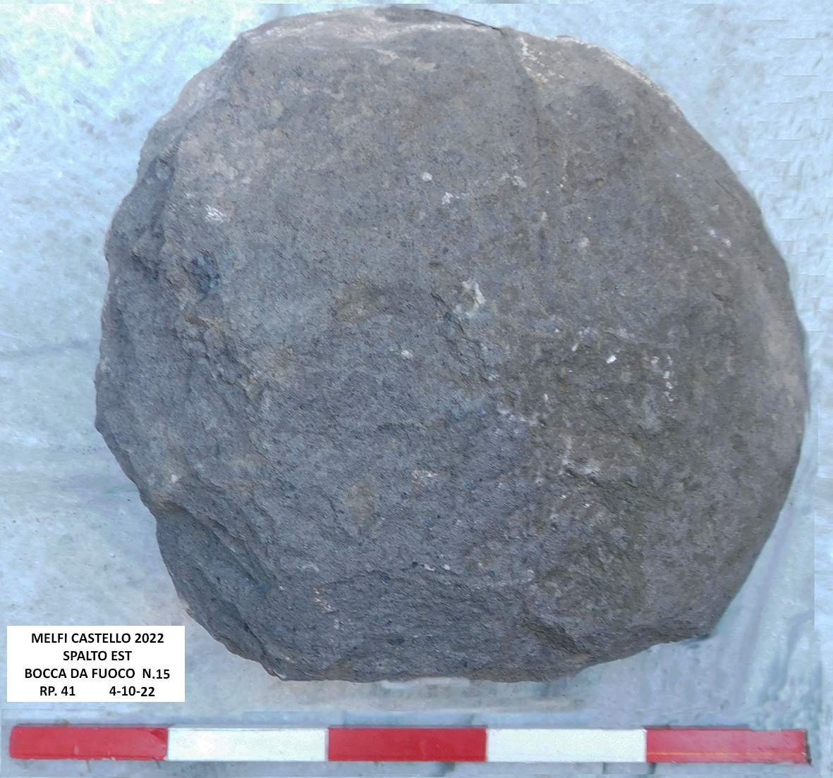 SINGOLO OGGETTO/ palla di cannone, PERIODIZZAZIONI/ ARCHI DI PERIODI/ Postmedievale