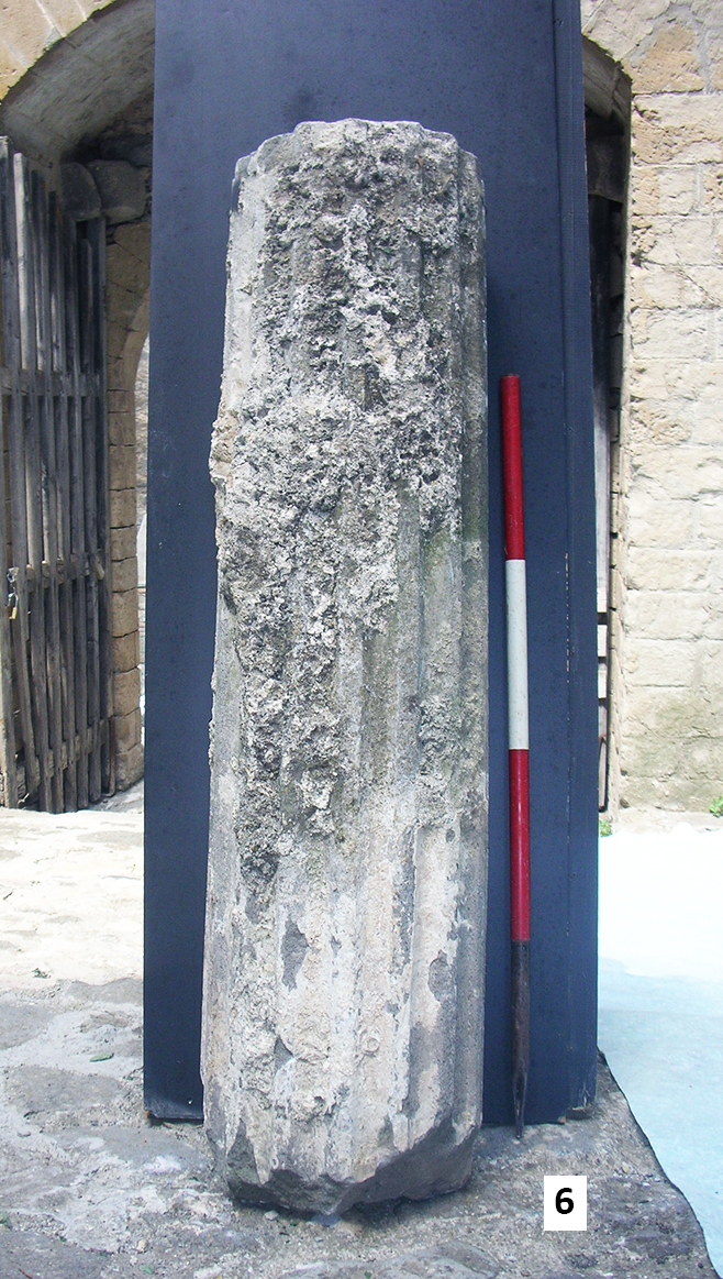 SINGOLO OGGETTO/ colonna, SECOLI/ XVI