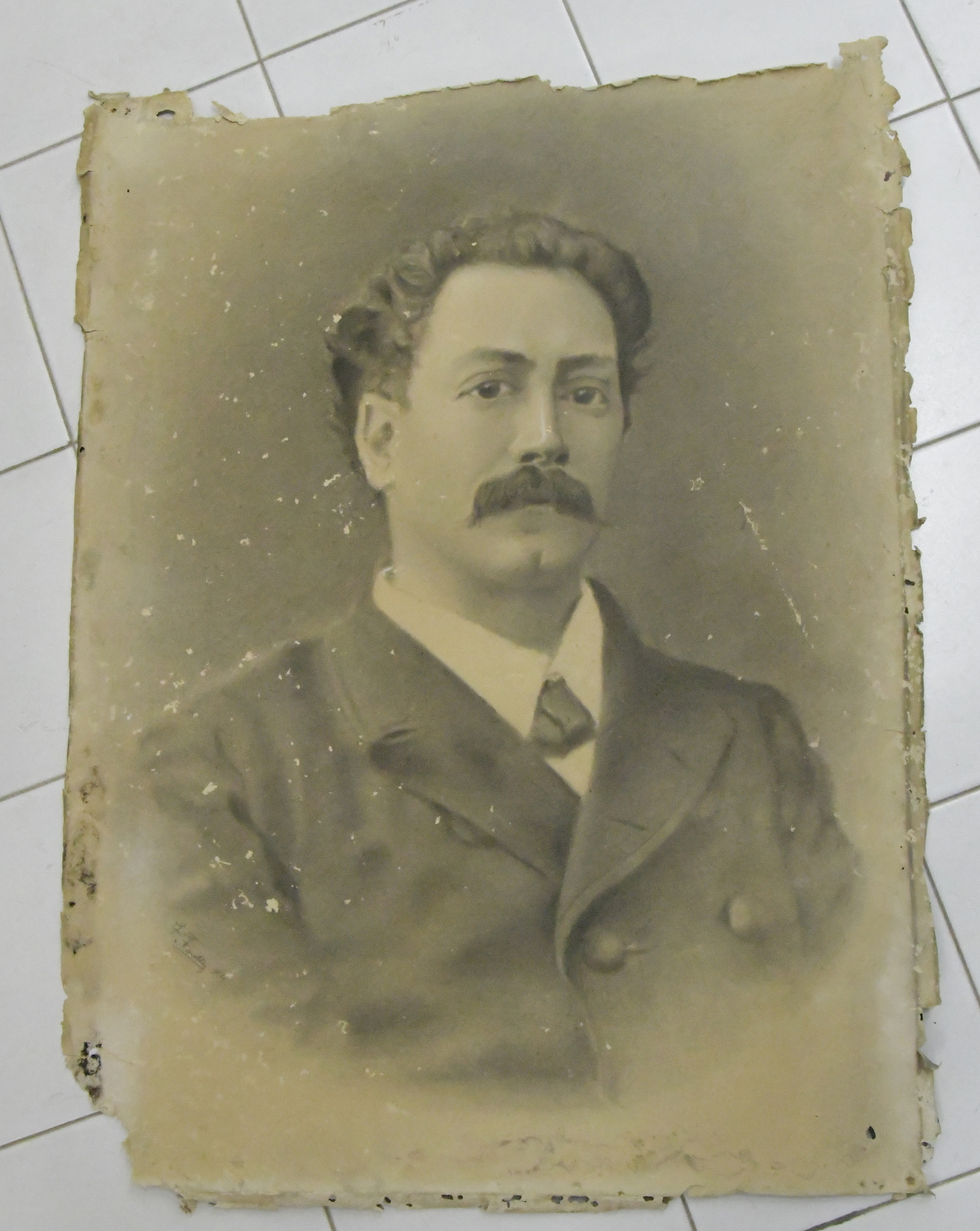 Uomini - Ritratti fotografici (positivo) di Fanelli, F (attr) (XIX)