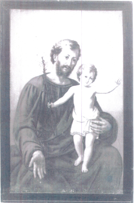 San Giuseppe con Bambino (dipinto) di Ignoto (bottega) - ambito Italia settentrionale (fine/ inizio XIX-XX)