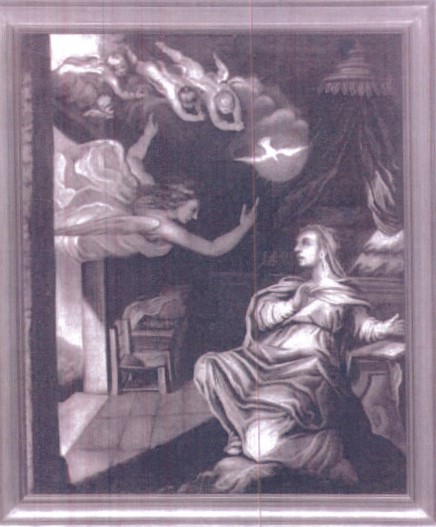 Annunciazione (dipinto) di Ignoto (bottega) - ambito Italia settentrionale (XVIII)