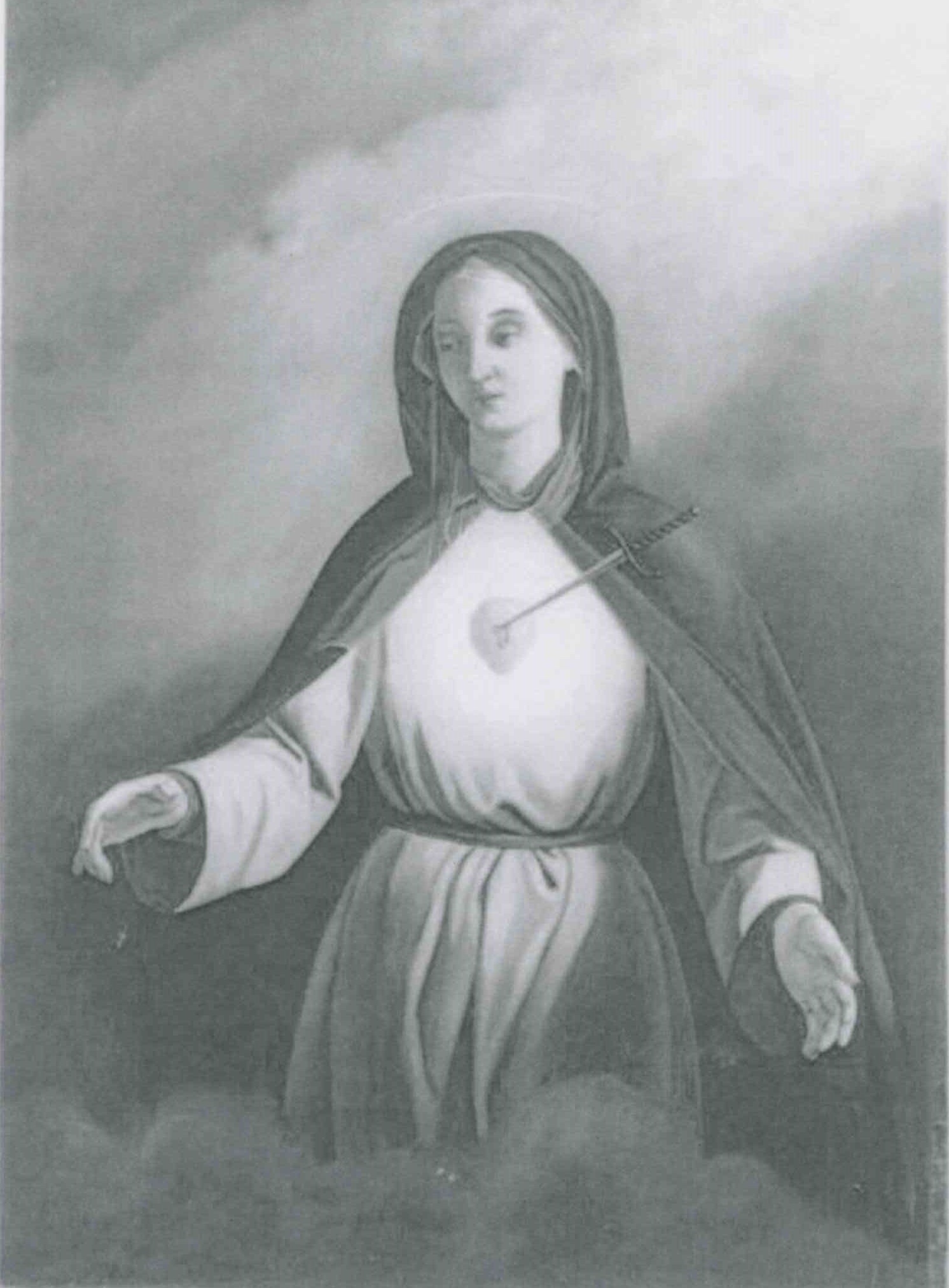 Cuore immacolato di Maria (dipinto) di Ignoto (bottega) - ambito Italia settentrionale (XX)