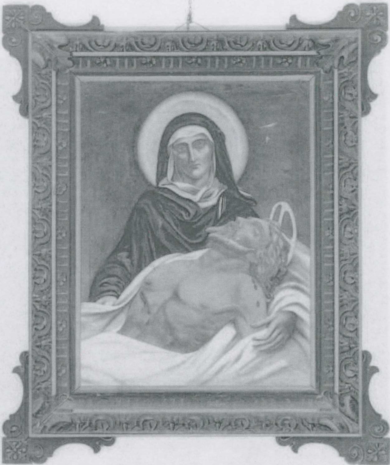 Pietà (dipinto) di Ignoto (bottega) - ambito Italia settentrionale (XX)