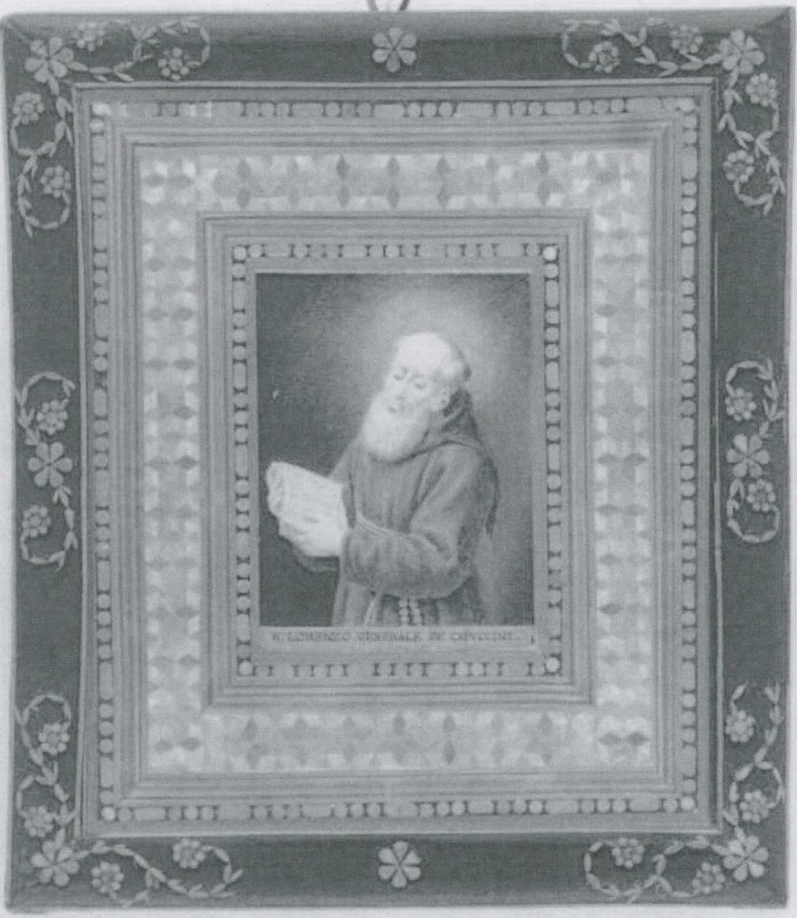 San Lorenzo da Brindisi cappuccino (dipinto) di Cerioli Luigi da Crema, cappuccino (attribuito) - ambito Italia settentrionale (XIX-XX)