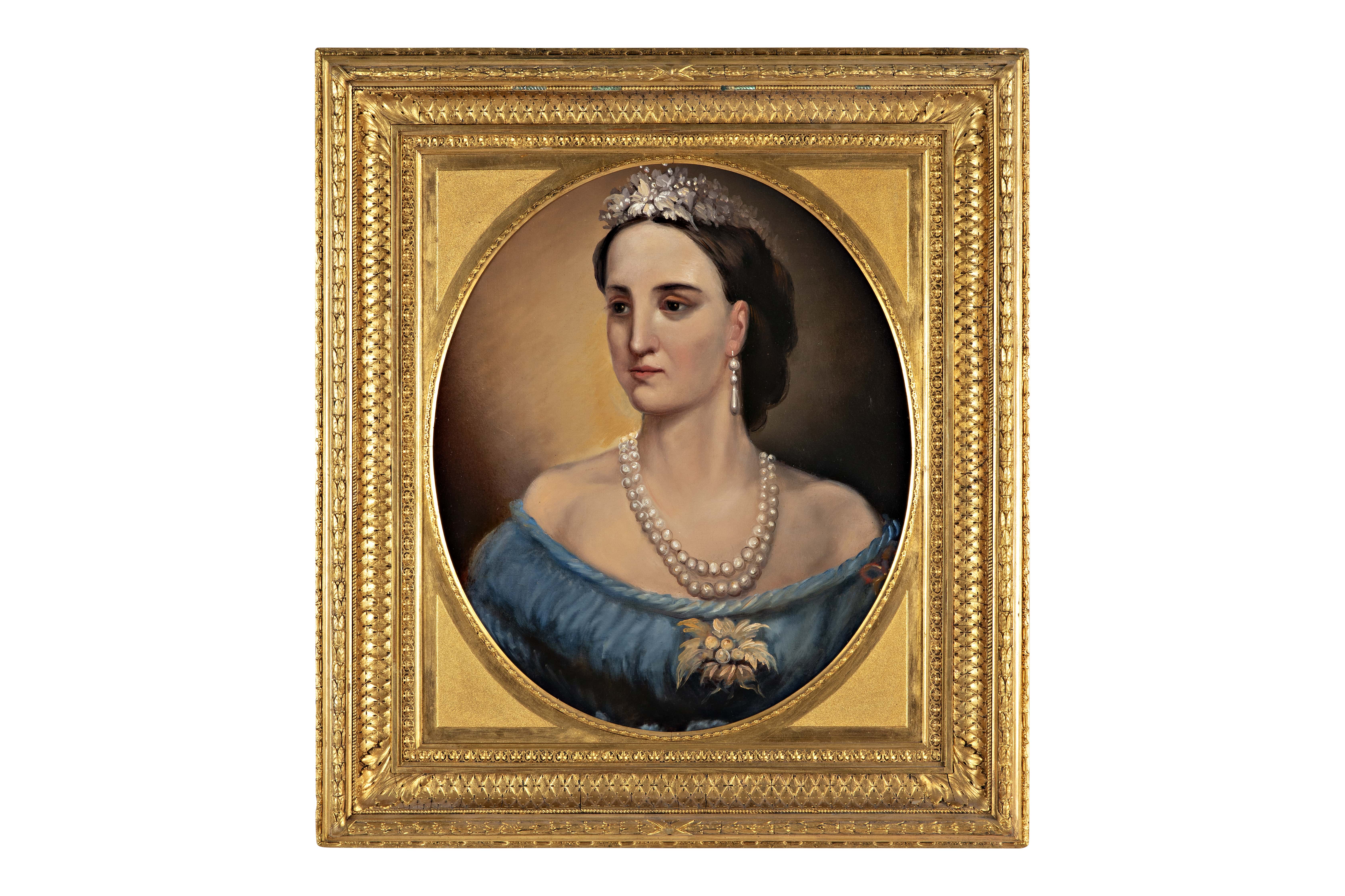 Ritratto di Carlotta del Belgio, Carlotta del Belgio (dipinto, pendant) di Anonimo (seconda metà XIX)