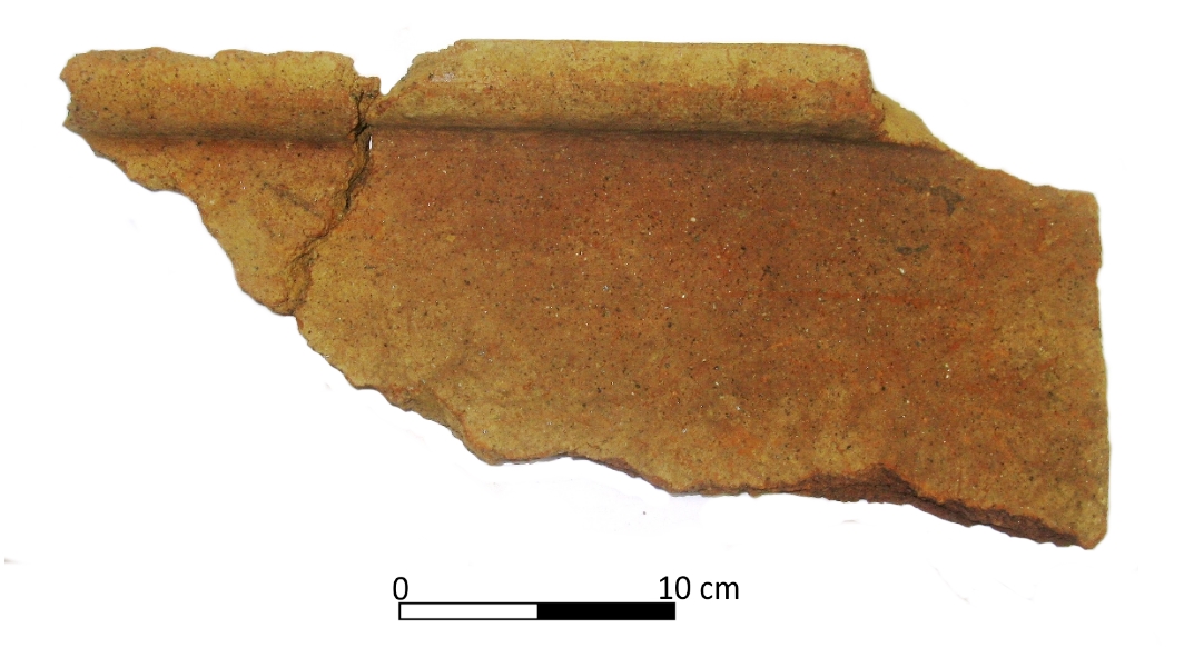 SINGOLO OGGETTO/ tegola, SECOLI/ ARCHI DI SECOLI/ VII-VI a.C