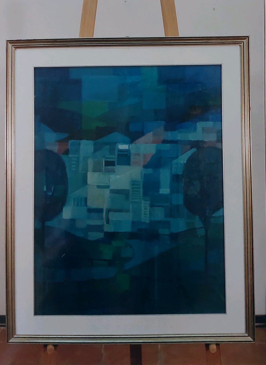 Paesaggio (dipinto) di Ercole Marcello (XX)