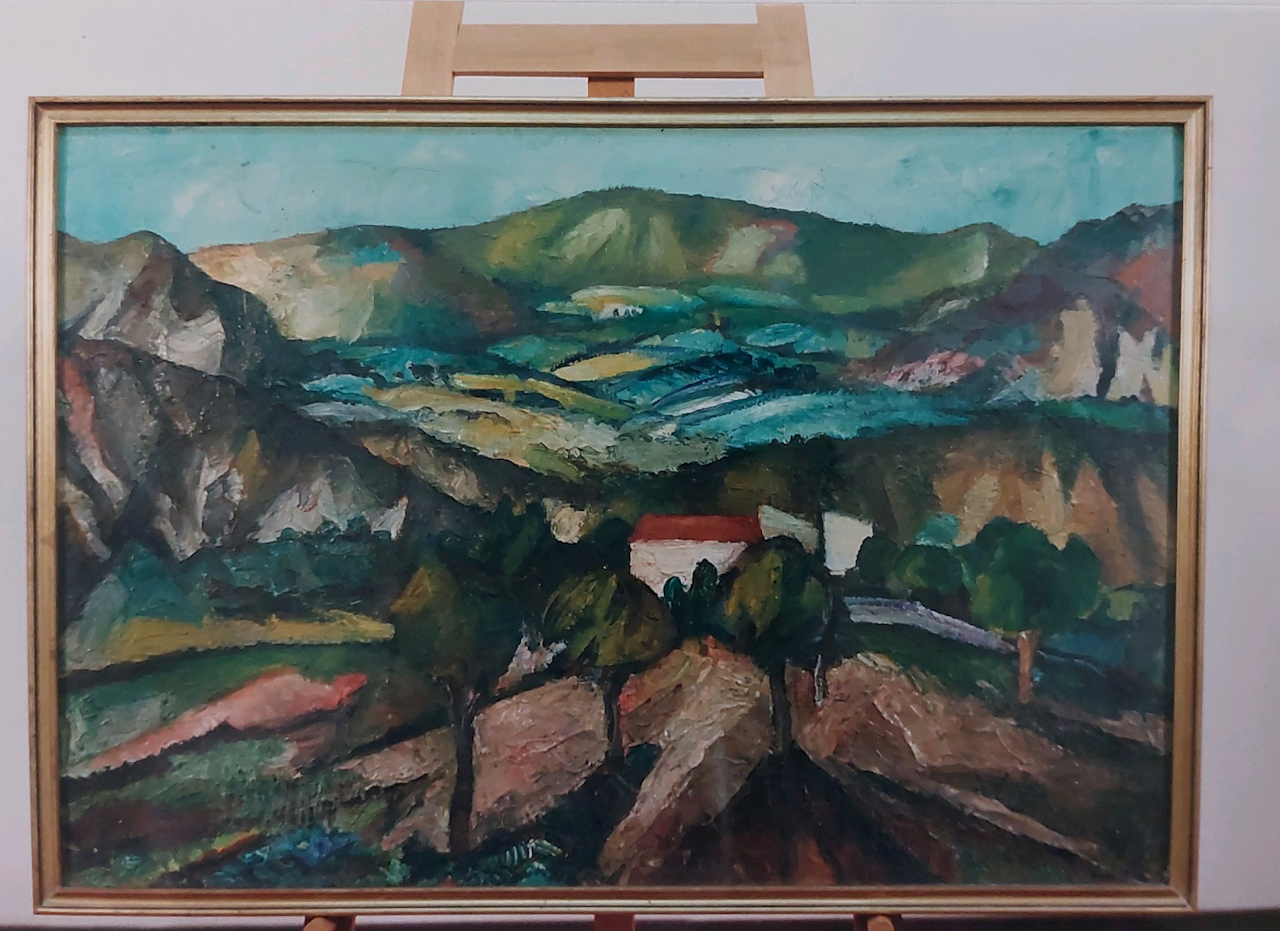 Paesaggio Marsicano (dipinto) di Costi Raffaele (XX)