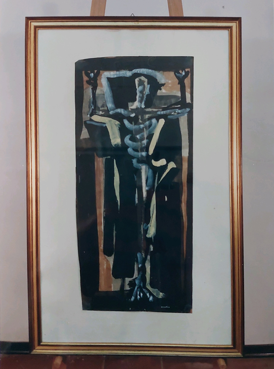 Crocifissione (dipinto) di Accatino Enrico (XX)