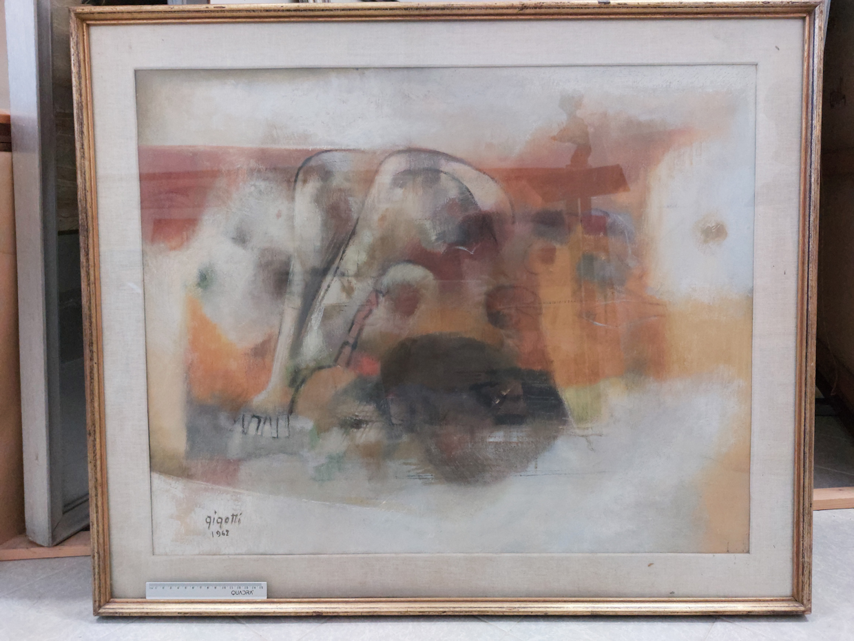 Preistoria (dipinto) di Gigotti Lorenzo (XX)