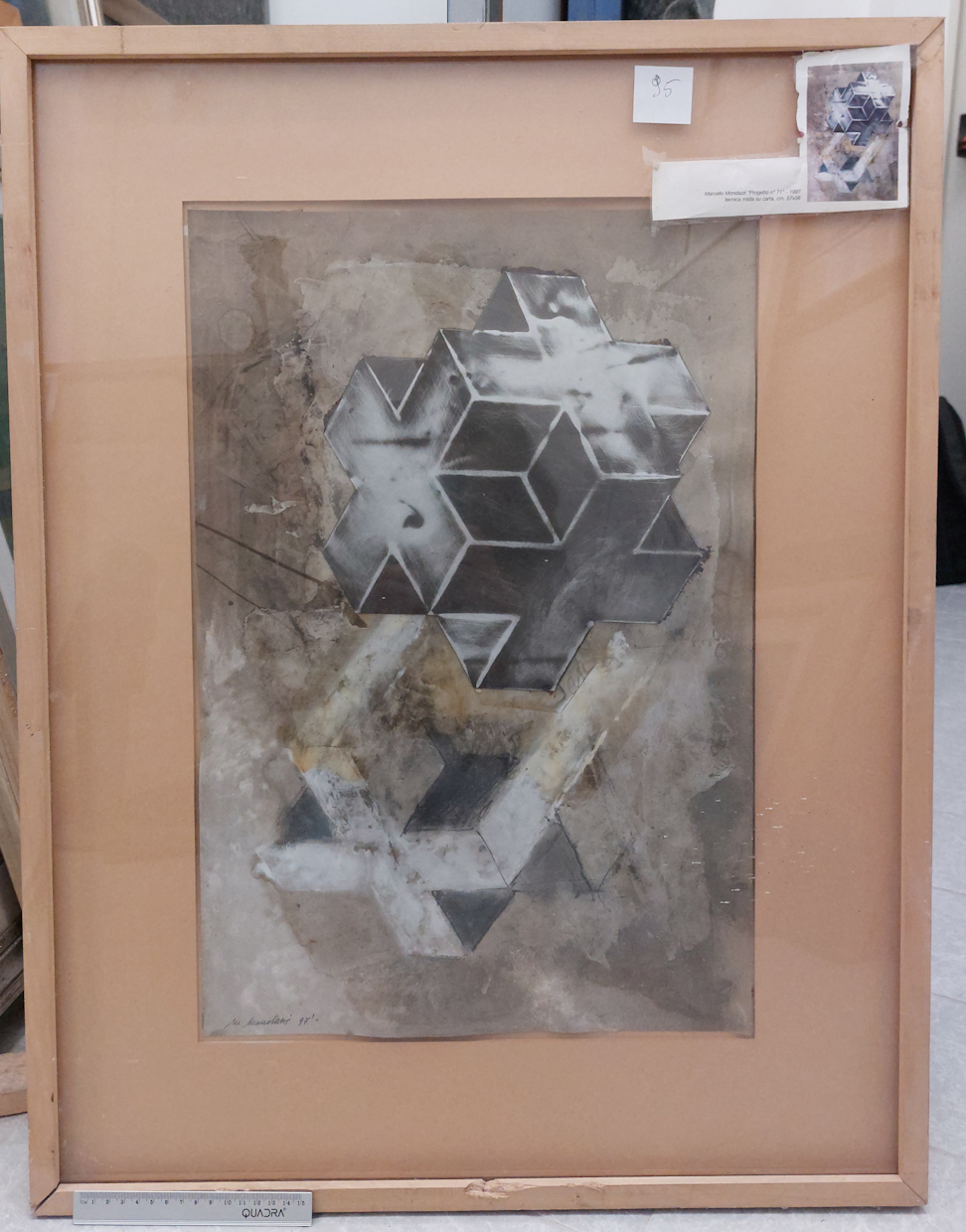 Progetto n° 71 (dipinto) di Mondazzi Marcello (XX)