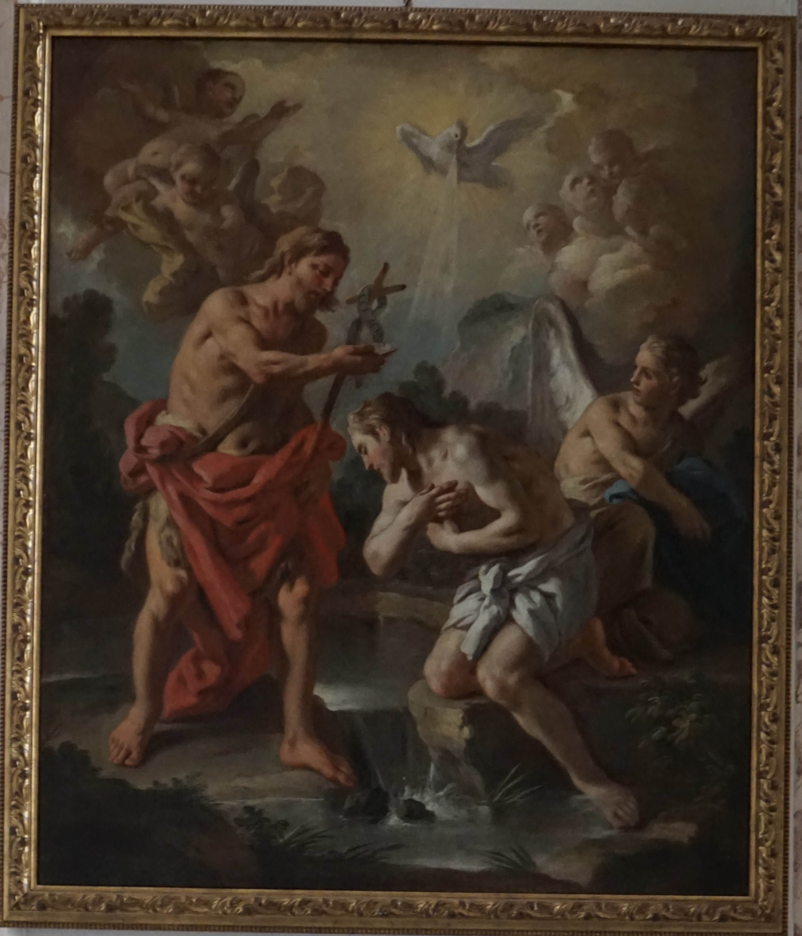 Battesimo di Cristo (dipinto) di De Mura Francesco (attribuito) - ambito napoletano (prima metà XVII)