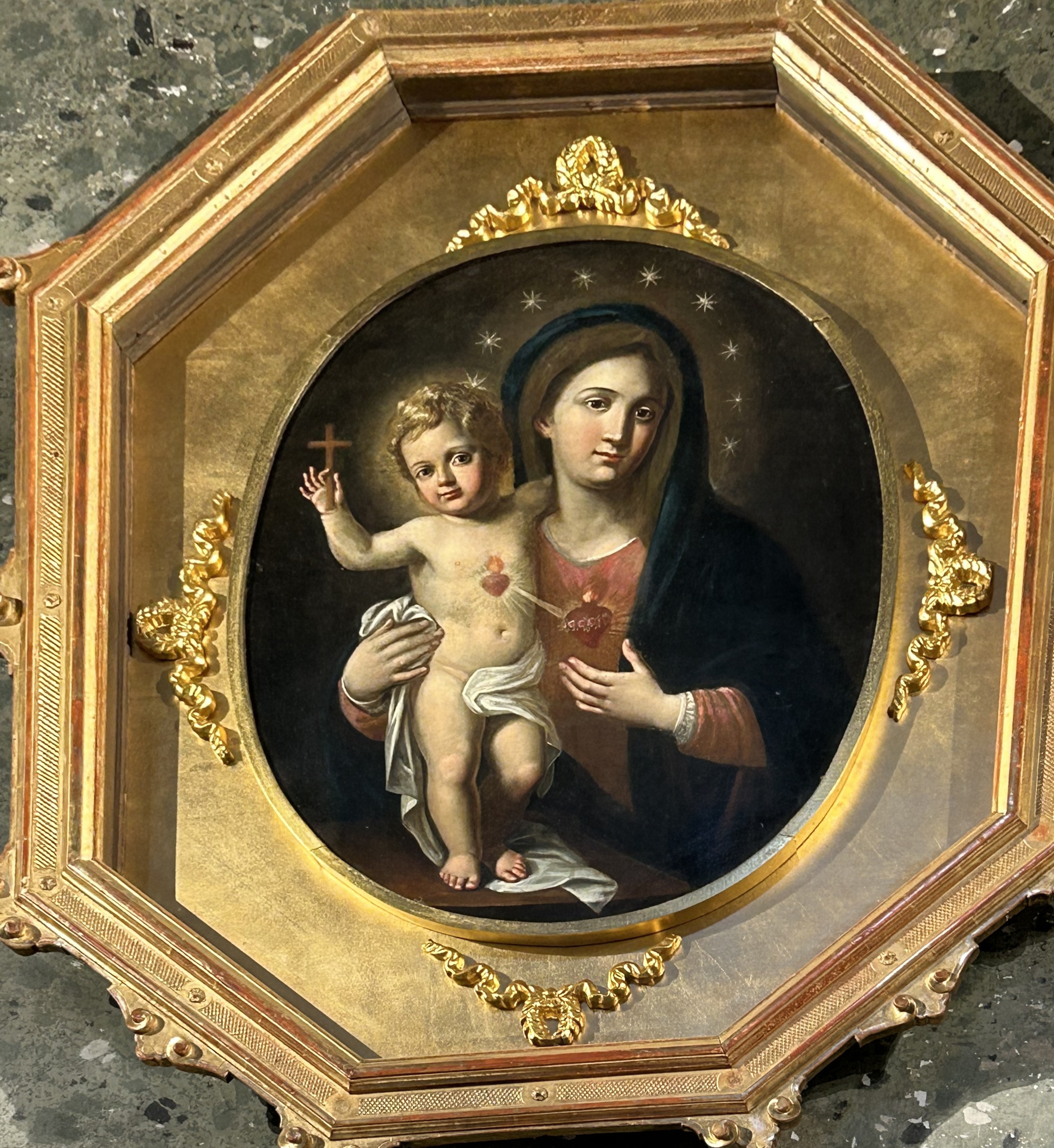 Sacro Cuore di Maria (dipinto) di Ignoto - ambito napoletano (XVIII)