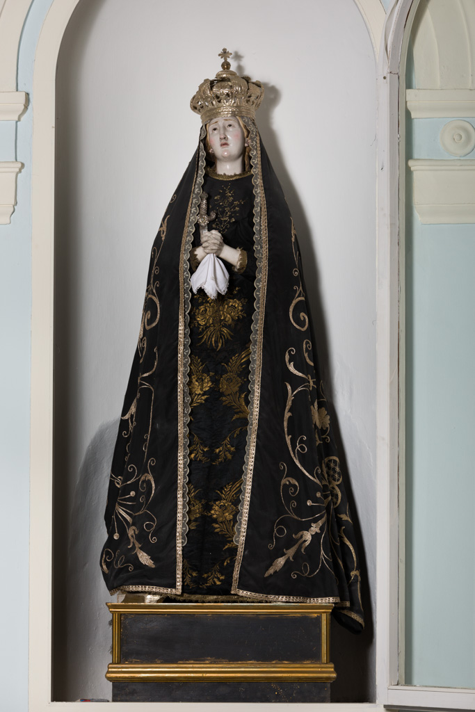 Madonna Addolorata (manichino processionale) - ambito Italia centro-meridionale (prima metà XIX)