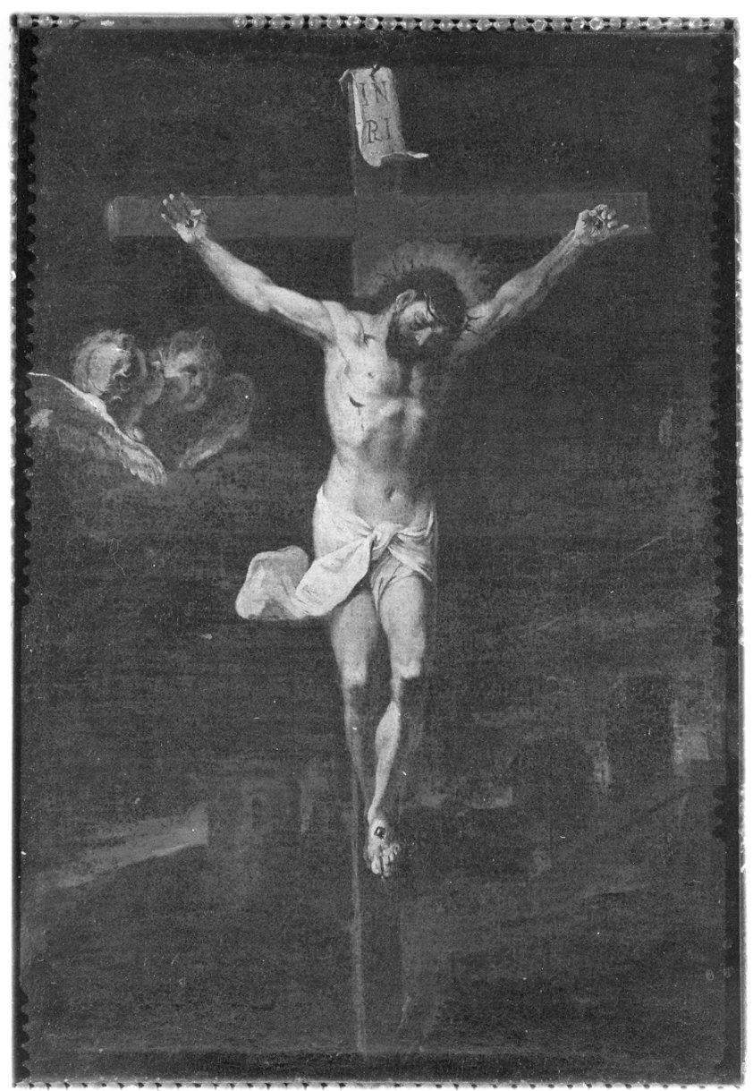 crocifissione di Cristo (dipinto, opera isolata) - ambito italiano (sec. XVIII)