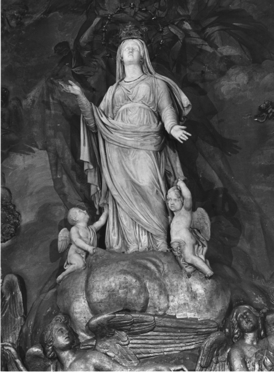 Madonna Assunta (statua, opera isolata) di Rossi (metà sec. XIX)