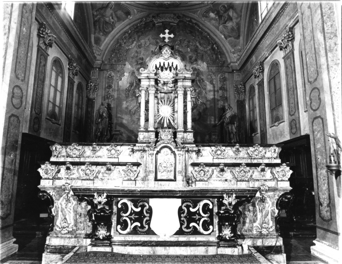 altare maggiore, opera isolata di Nava Carlo (sec. XVIII)