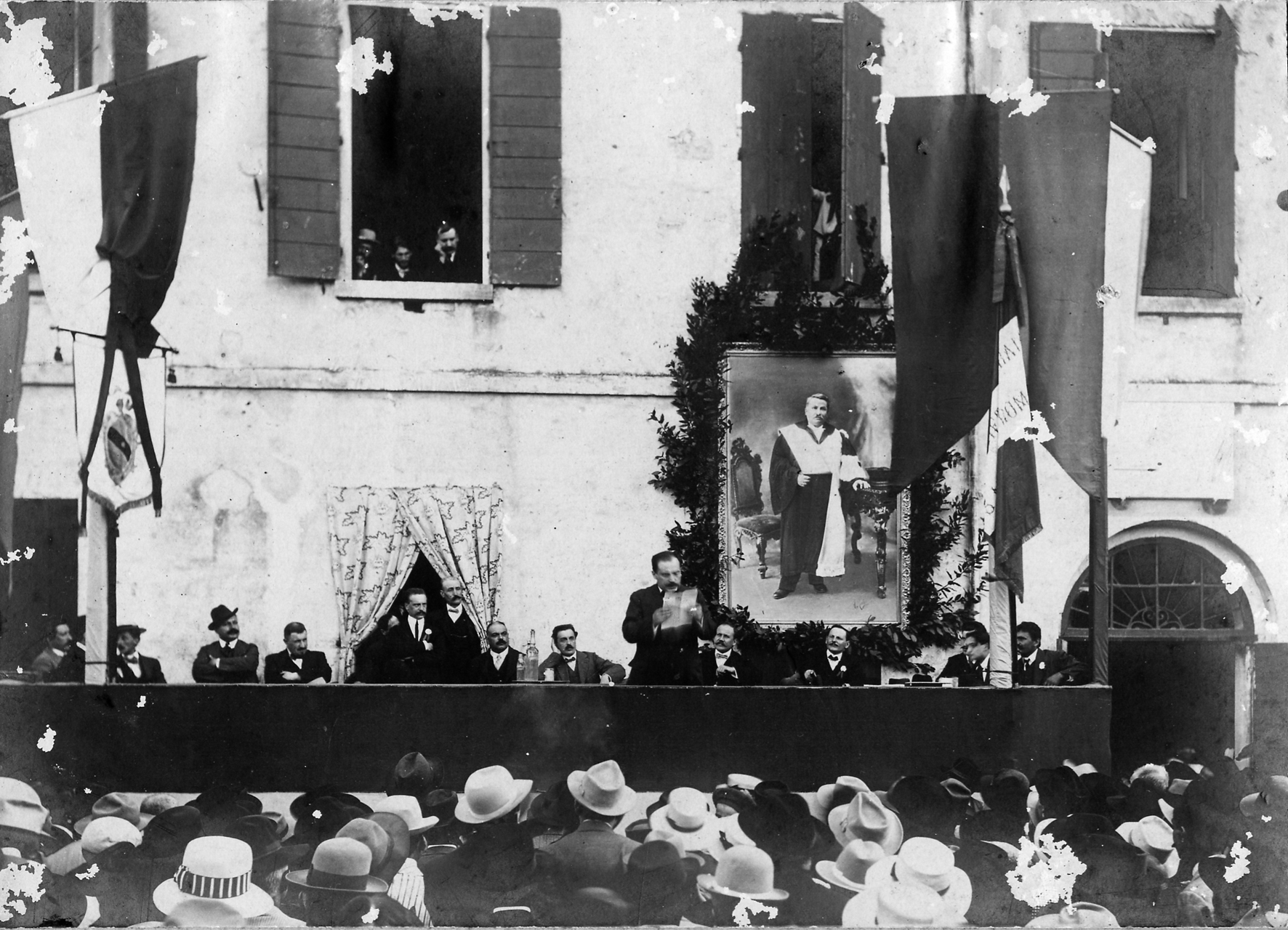 festeggiamenti - Giovanni Pascoli (unicum) di Anonimo/a (prima metà XX)