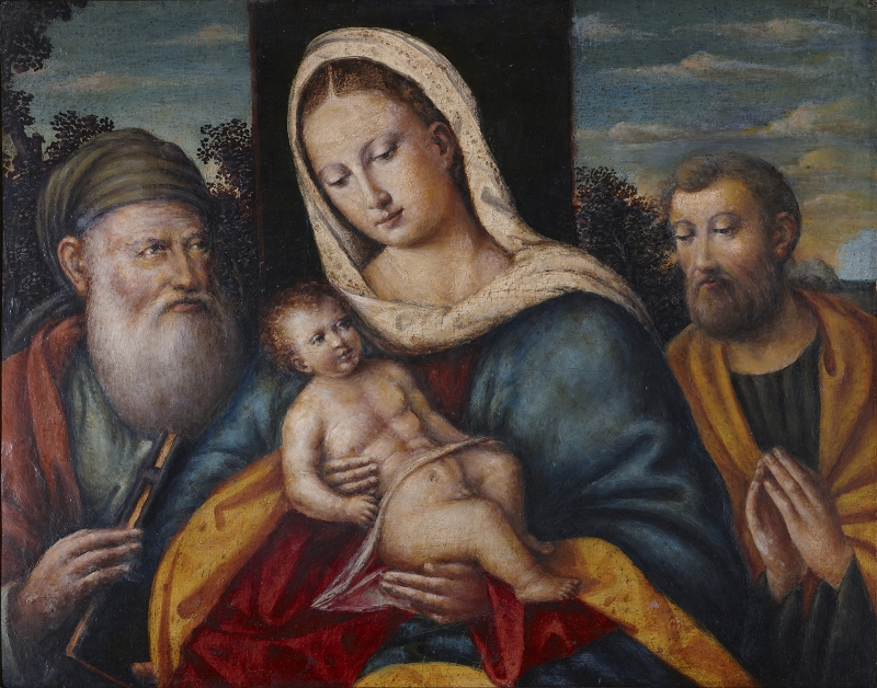 dipinto - olio su tavola, opera isolata di Rizzo Francesco da Santacroce (cerchia) - ambito veneziano (fine/ metà sec. XVI)