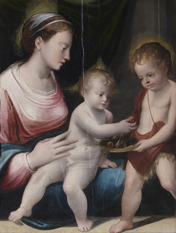 dipinto - olio su tavola, opera isolata di Menzocchi Francesco (attribuito) - ambito forlivese (sec. XVI)