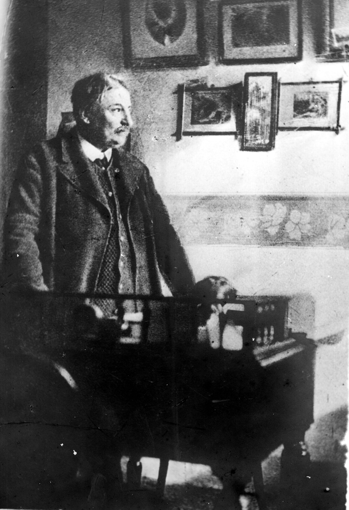 Pascoli, Giovanni - Bologna - Casa Pascoli - Studio - 1908 (unicum) di Anonimo (prima metà XX)