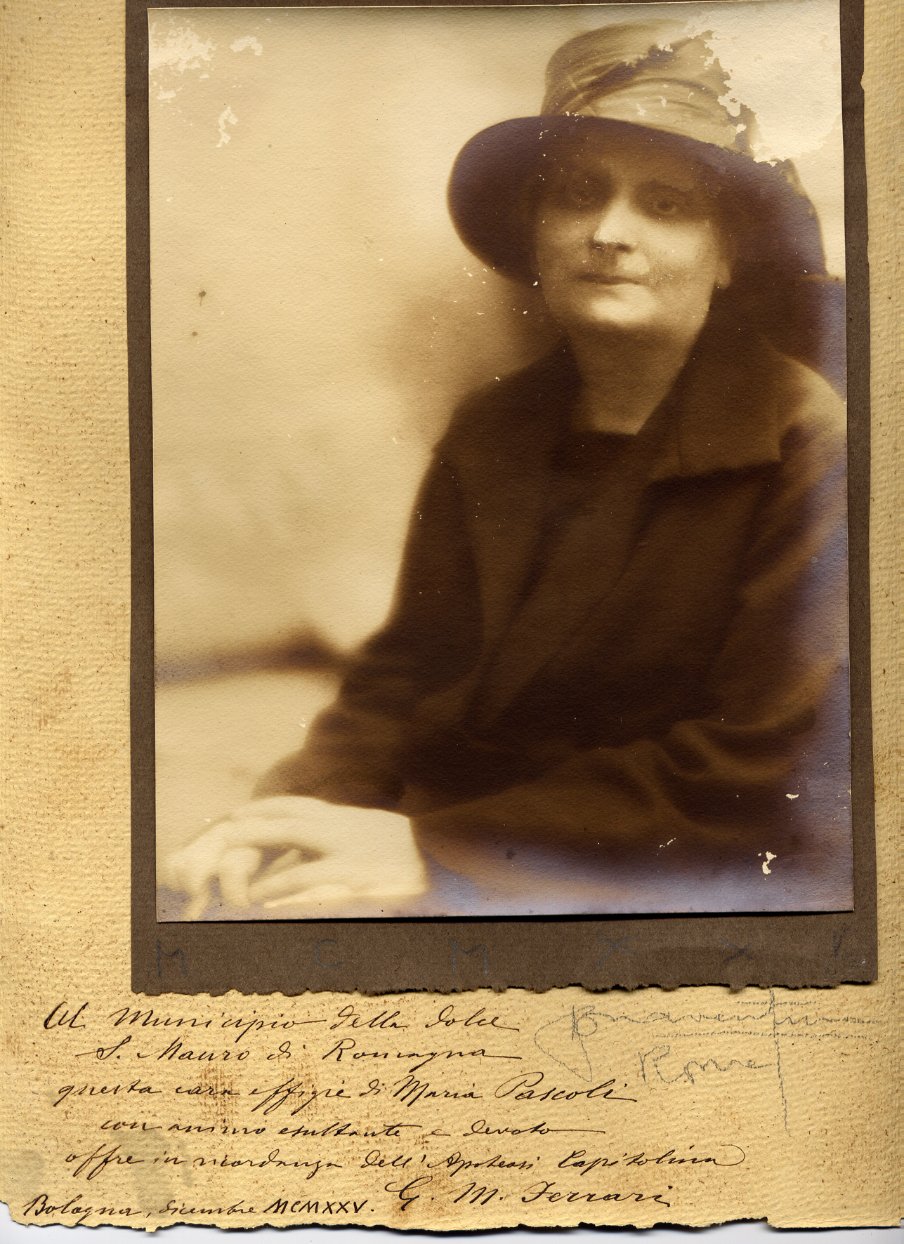 Pascoli, Maria - 1925 (unicum) di Studio Bonaventura - Roma (prima metà XX)