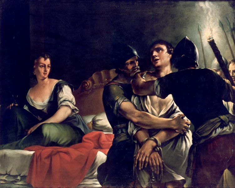 Sansone e Dalila, La cattura di Sansone (dipinto, opera isolata) di Torelli Felice (XVIII)