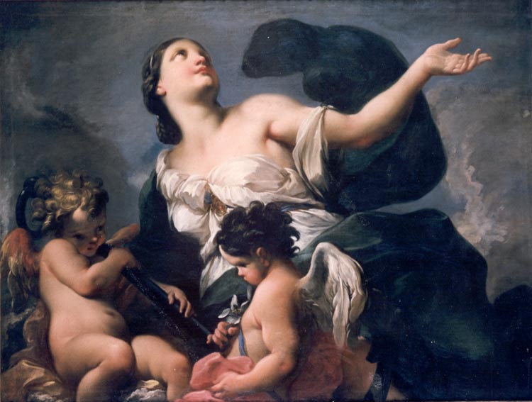 La dea Teti, Teti (dipinto, opera isolata) di Balestra Antonio (XVIII)