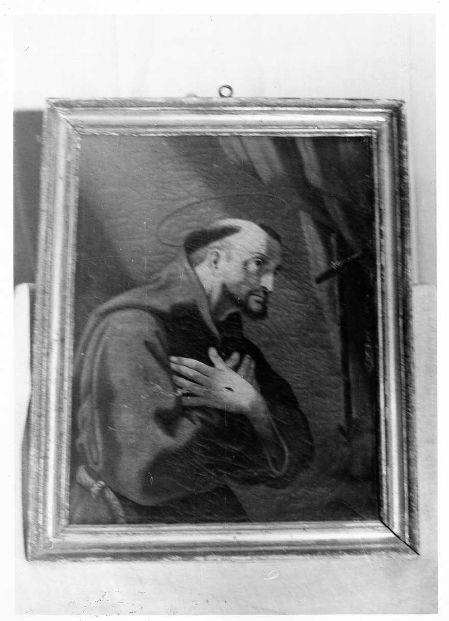 San Francesco d'Assisi in preghiera (dipinto, opera isolata) - ambito umbro (secc. XVIII/ XIX)