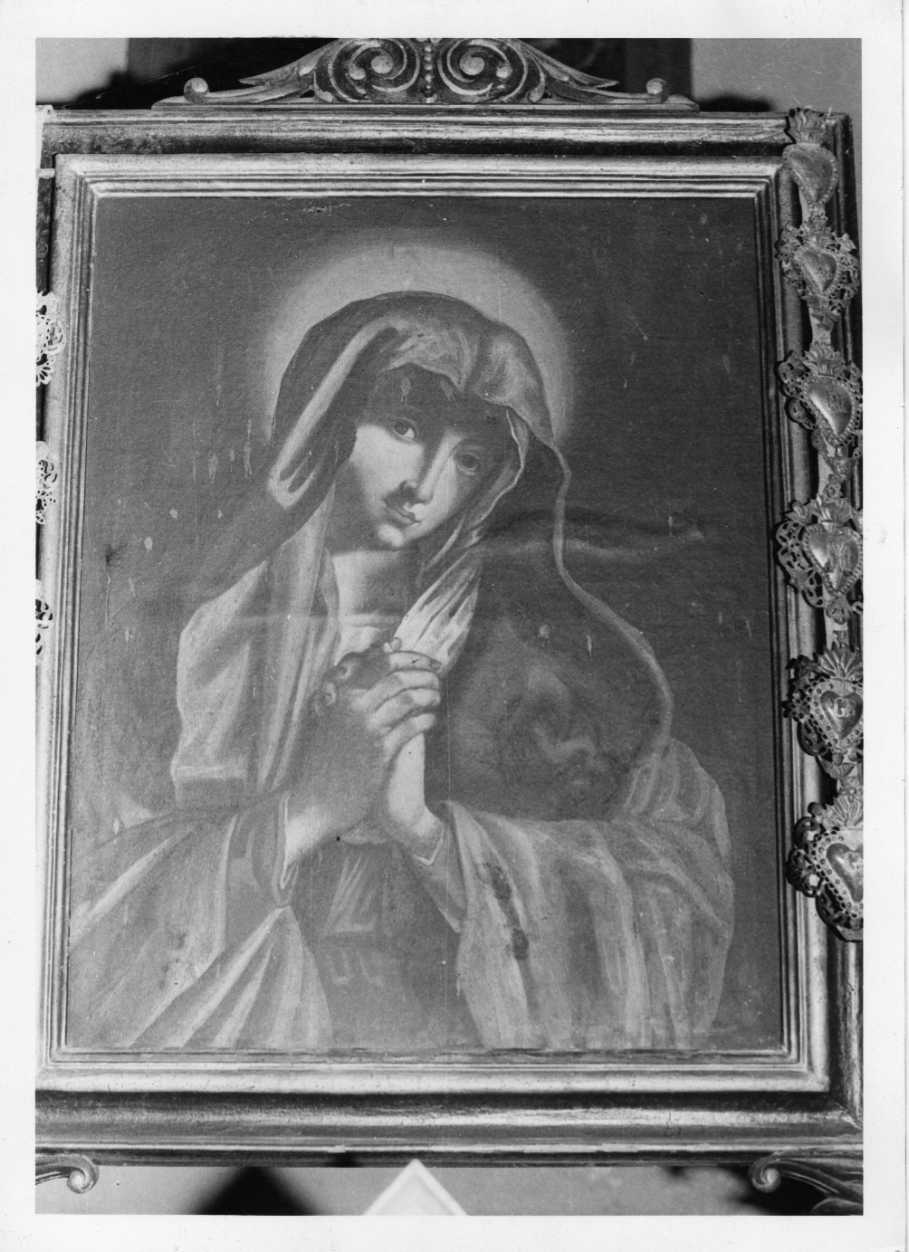 Madonna Addolorata (dipinto, opera isolata) - ambito Italia centrale (sec. XVII)