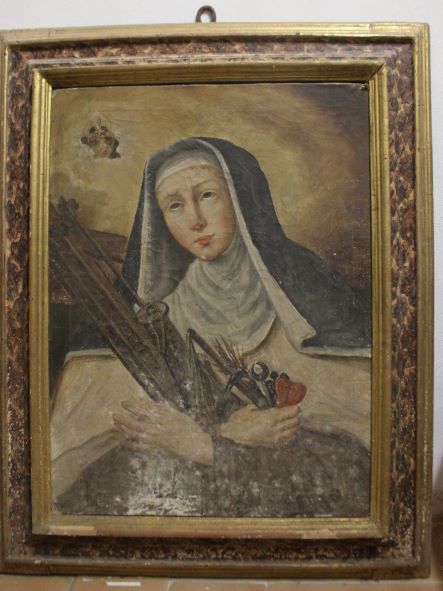 Santa Maria Maddalena dei Pazzi (dipinto, opera isolata) - ambito umbro (sec. XVIII)