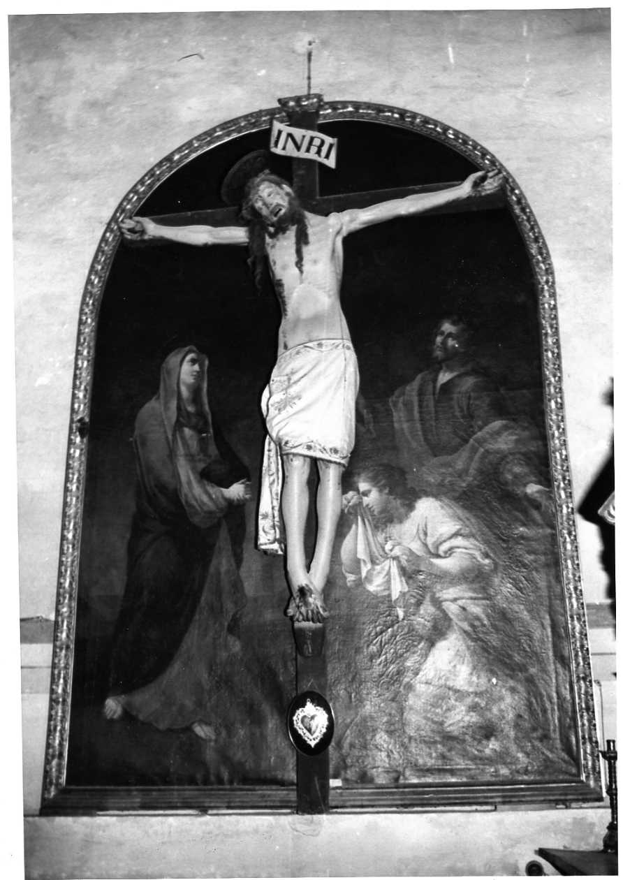 Cristo crocifisso (scultura, elemento d'insieme) di Pentini Domenico (sec. XVII)