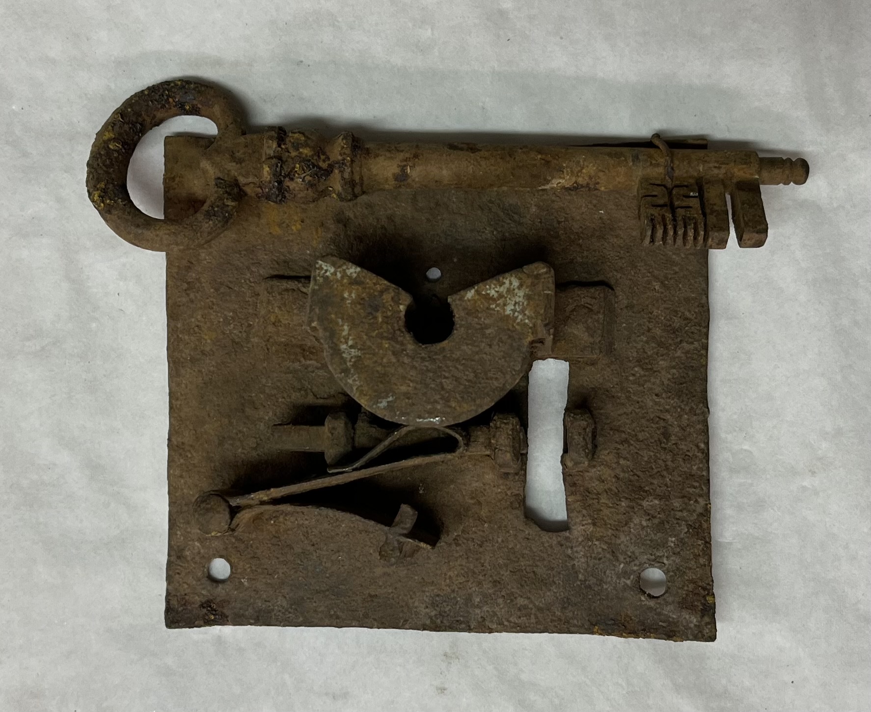 Serratura da porta con chiave (Serratura, STRUMENTI E ACCESSORI/ ARTIGIANALI) - Ambito italiano