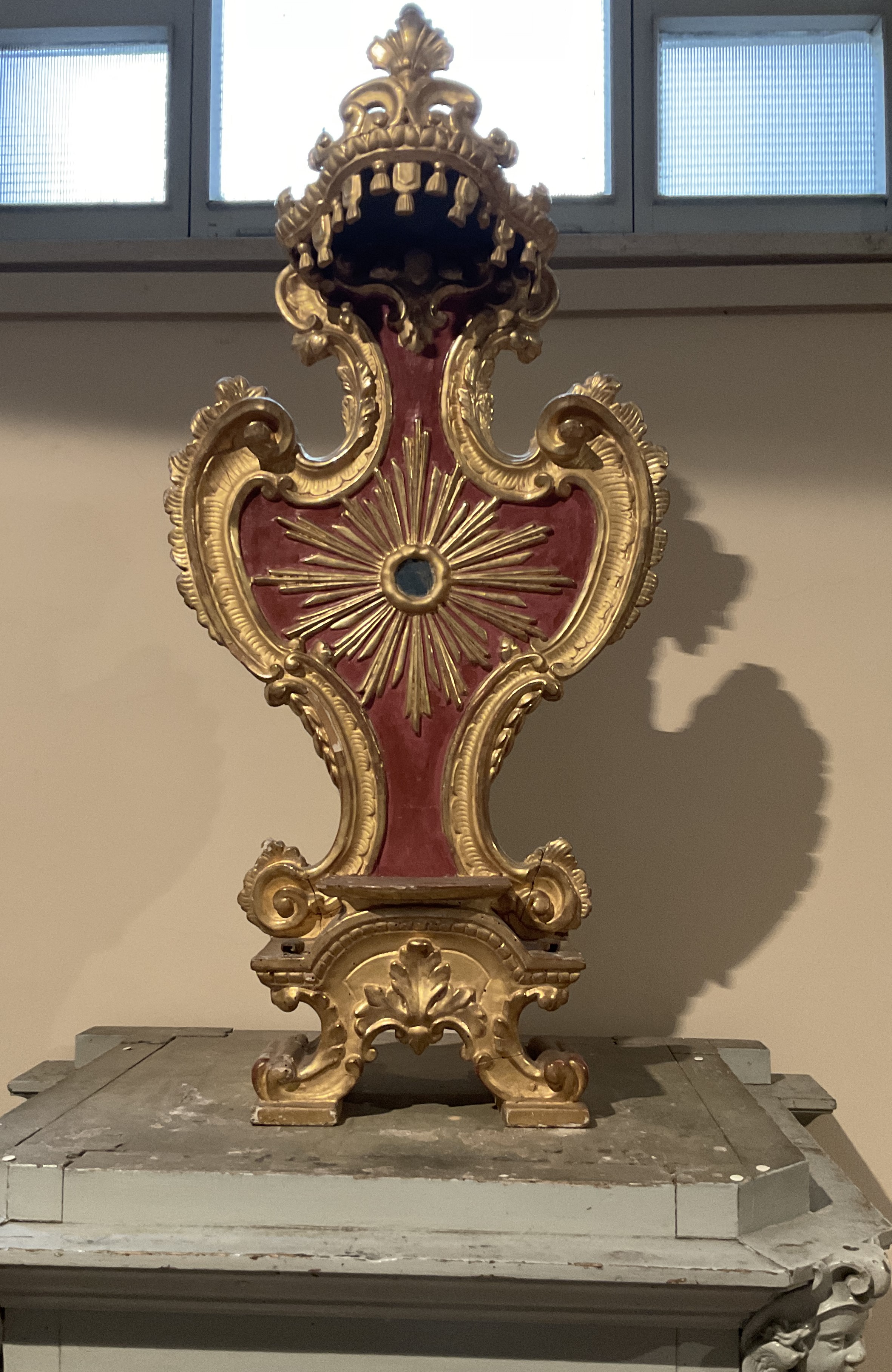 tronetto per esposizione eucaristica - a edicola, opera isolata - ambito ligure (seconda metà XVIII)