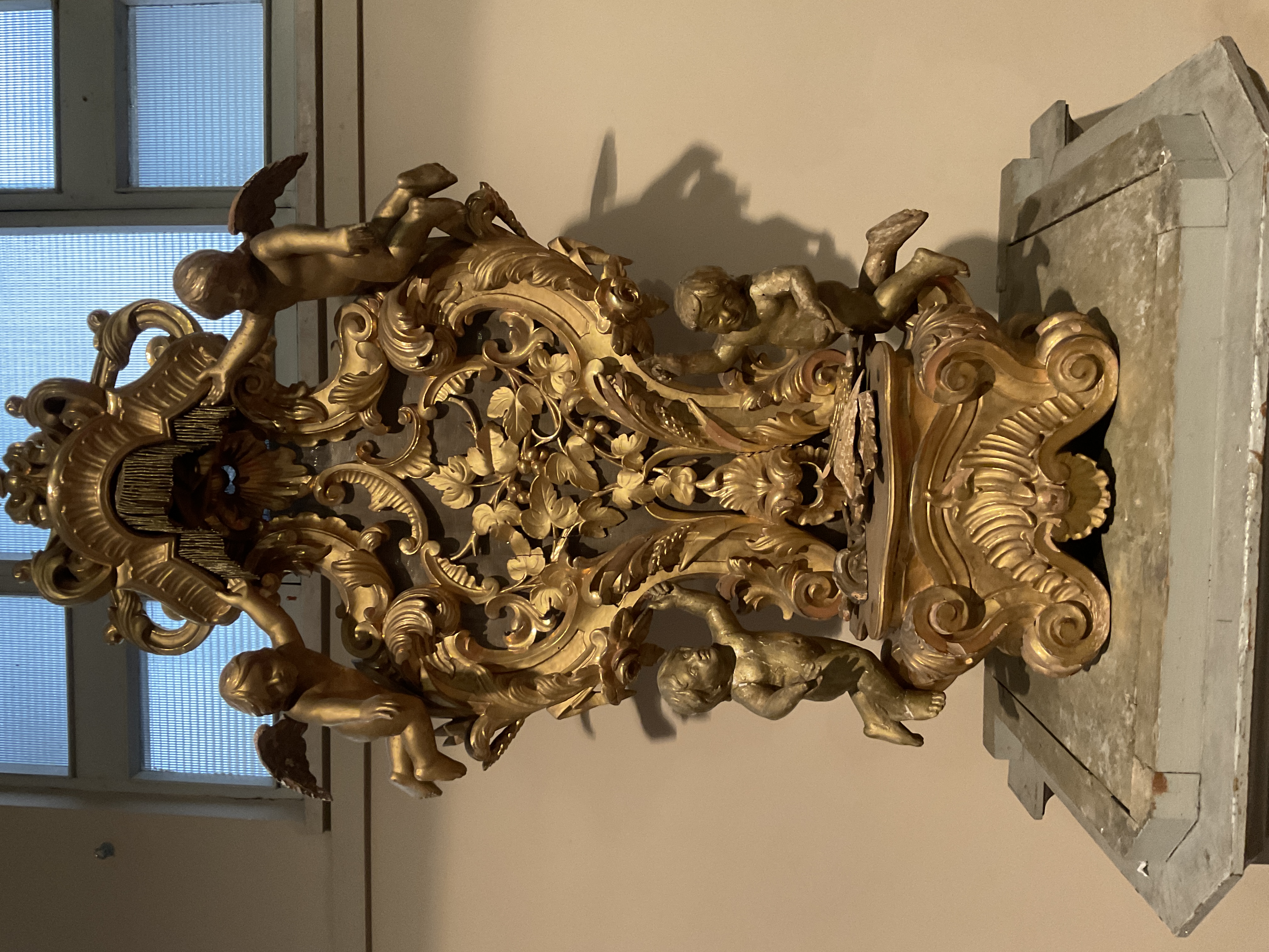 tronetto per esposizione eucaristica - a edicola, opera isolata - ambito ligure (seconda metà XIX)