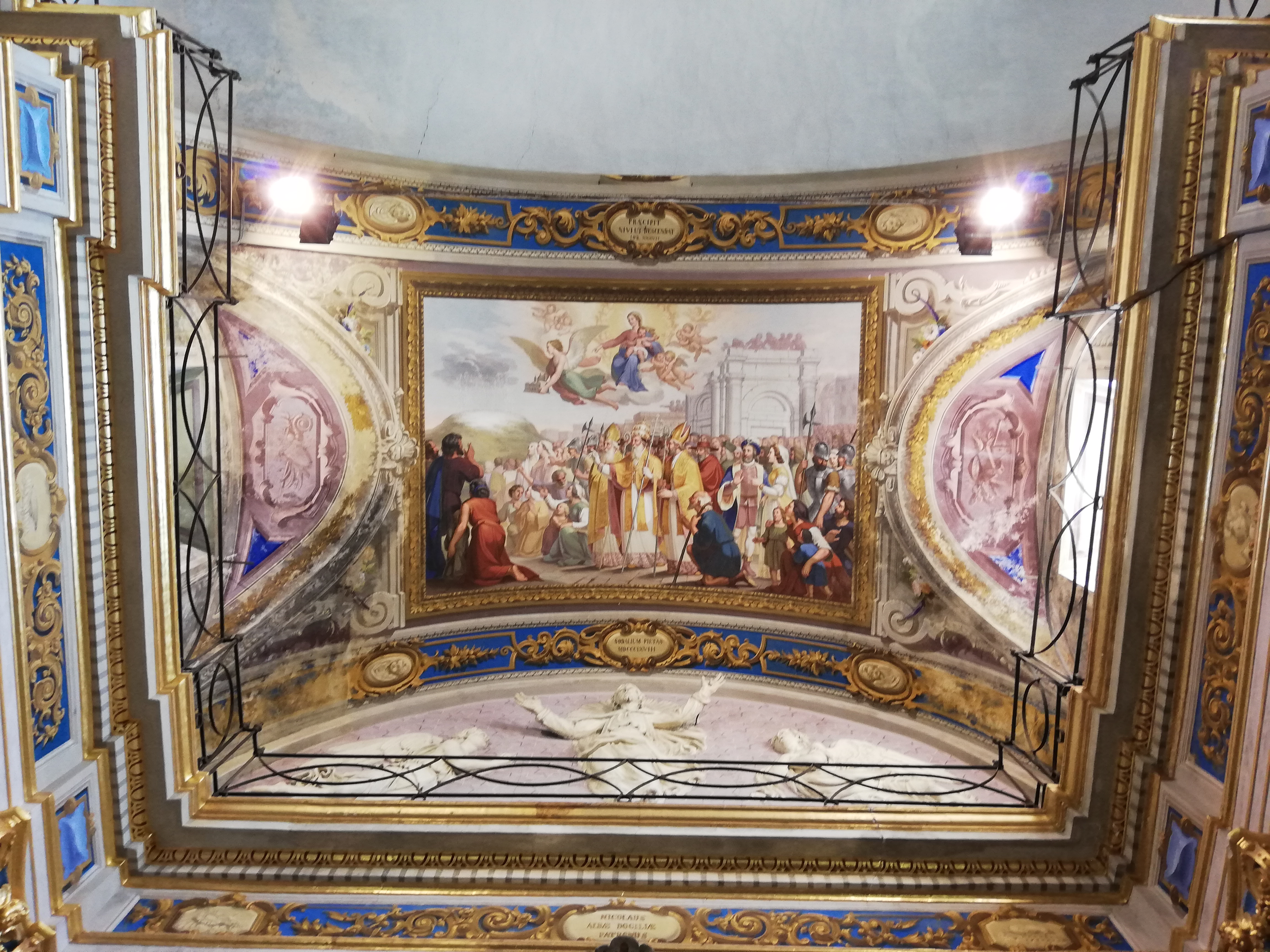 Miracolo di N. S. della Neve, miracolo della Madonna (dipinto, opera isolata) di Ivaldi Tommaso, Ivaldi Pietro Maria detto Muto (seconda metà XIX)